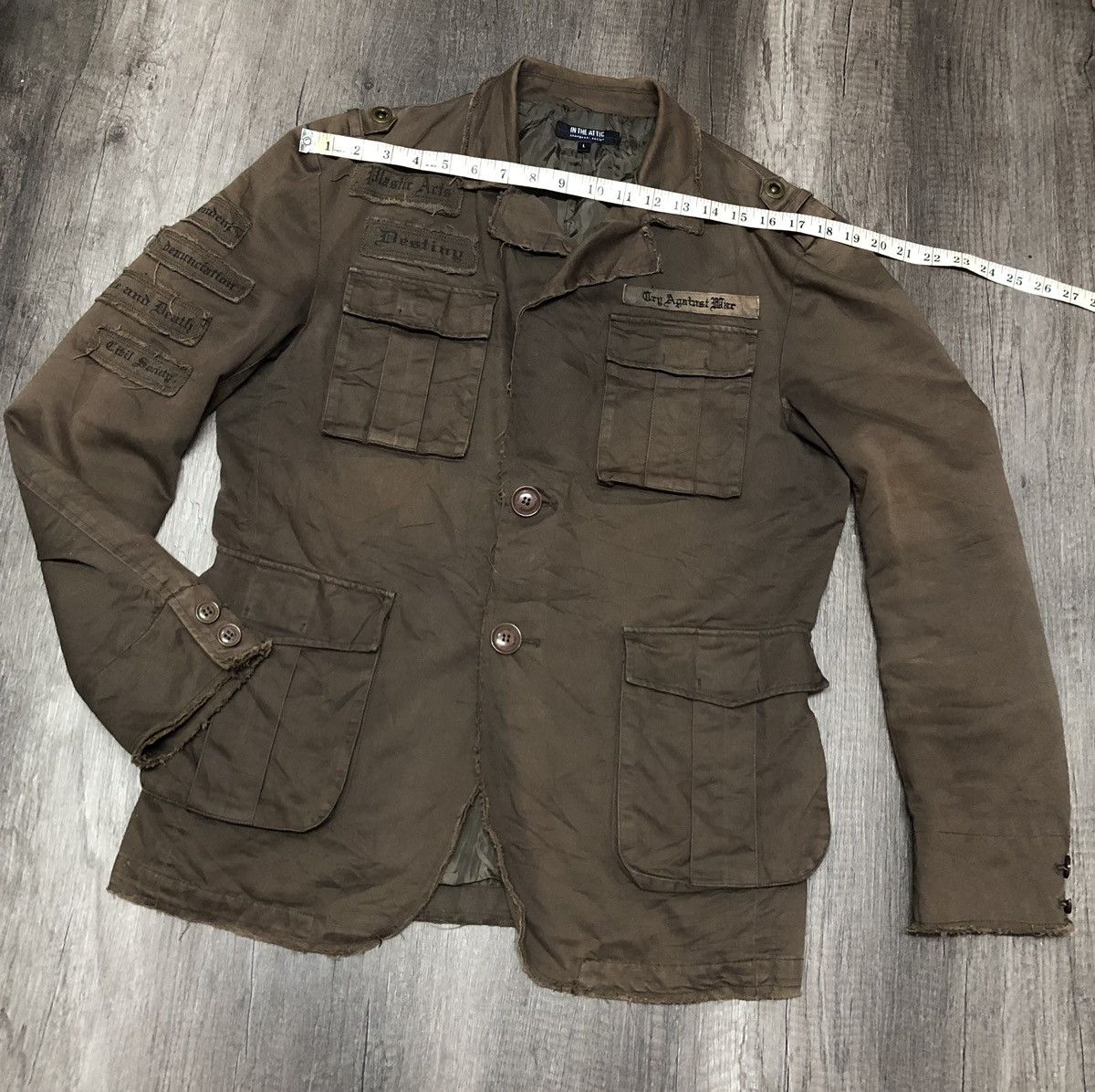 In The Attic × Vintage In The Attic Punk Jacket Japanese Brand Size 40L - 4 Thumbnail