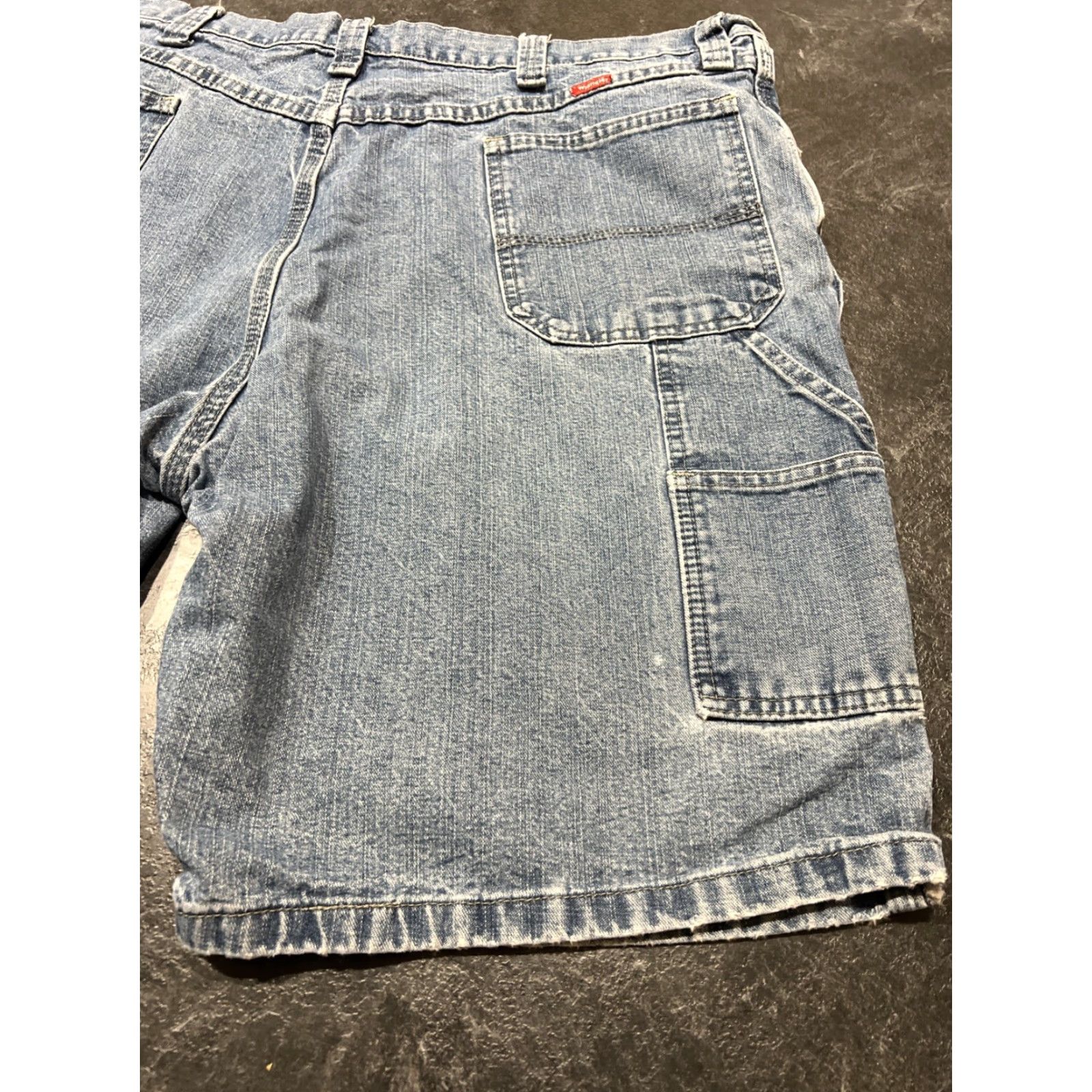 Wrangler Wrangler Shorts Mens 40 Blue Denim Carpenter Cotton Workwear Regular Fit Size US 40 / EU 56 - 3 Thumbnail