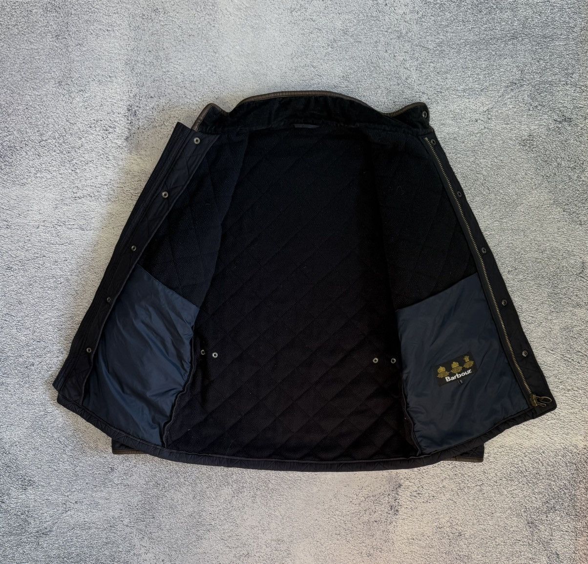 Barbour Barbour Powell Quilted Jacket Men S Black Brown Trim Classic Size US S / EU 44-46 / 1 - 7 Thumbnail