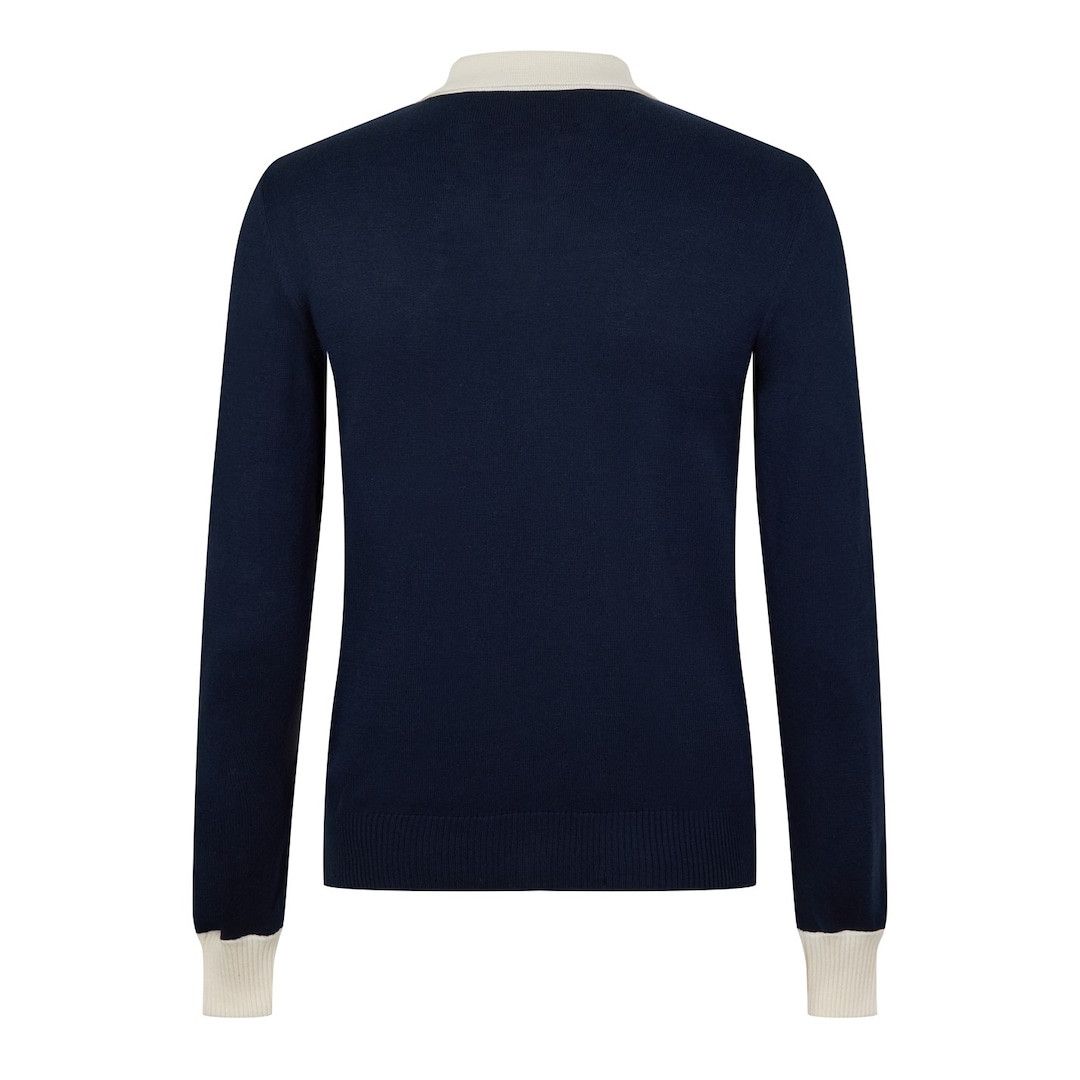 Valentino o1g2r1mq0526 Collection Polo Shirt in Blue Size US M / EU 48-50 / 2 - 2 Thumbnail