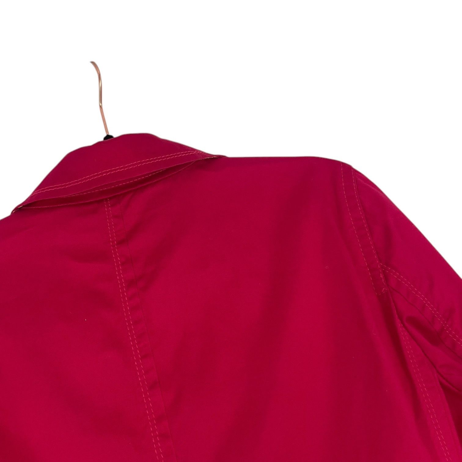 Tommy Hilfiger Tommy Hilfiger Vibrant Pink Button Down Collared Coat Size M / US 6-8 / IT 42-44 - 8 Thumbnail