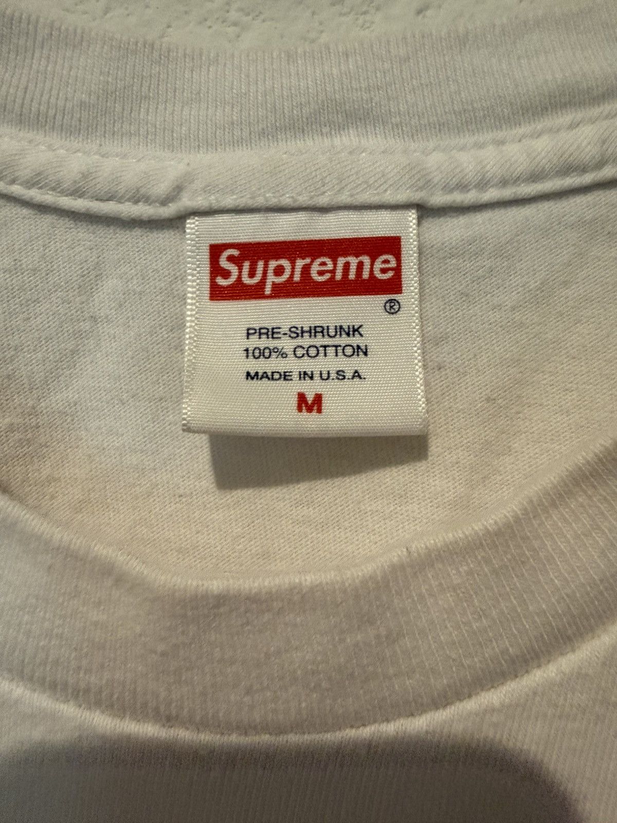 Supreme Supreme Cross Box Logo Tee Size US M / EU 48-50 / 2 - 3 Thumbnail