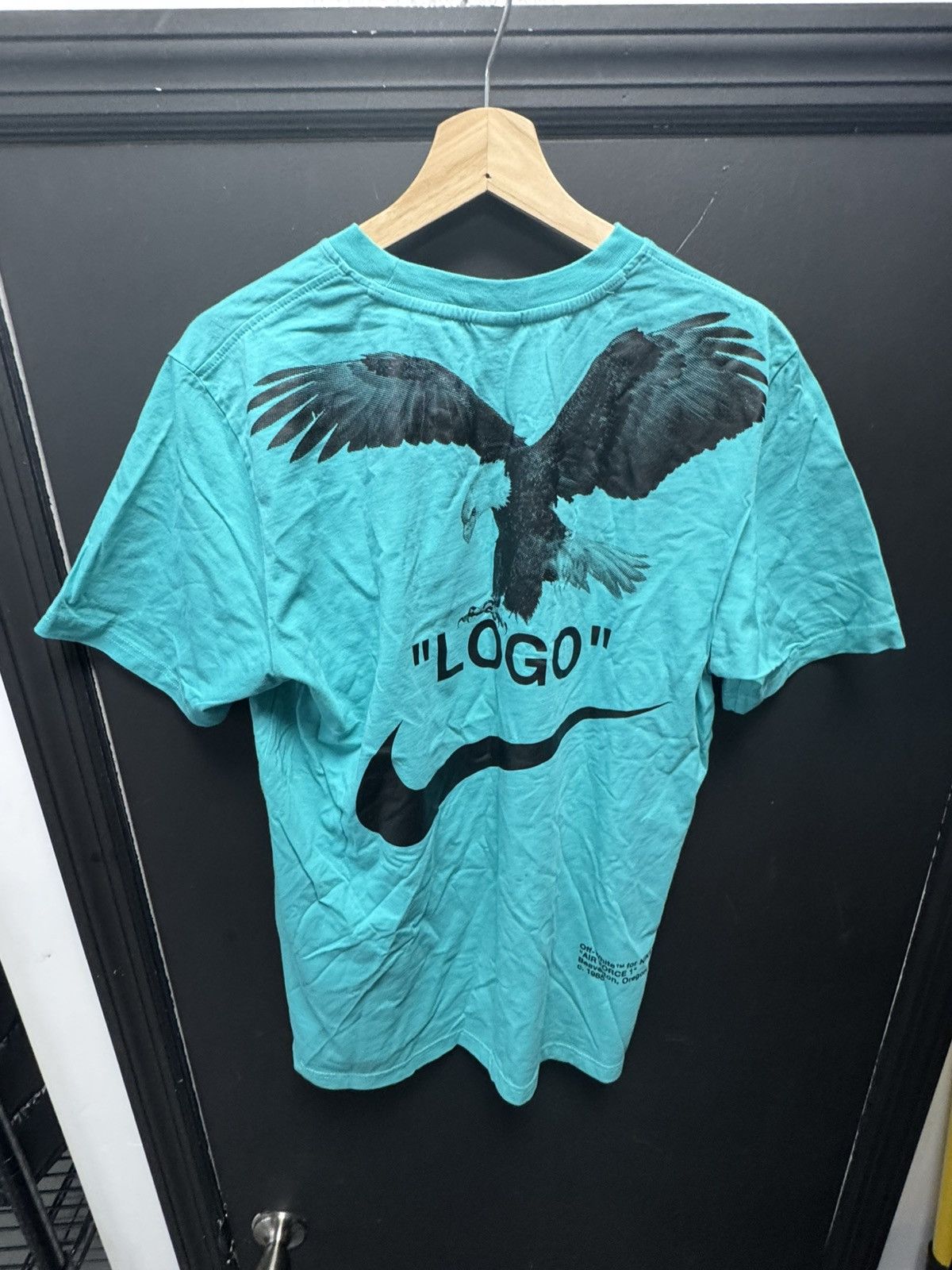 Nike × Off-White OFF-WHITE x Nike NRG A6 Tee Retro Blue Size US L / EU 52-54 / 3 - 2 Thumbnail