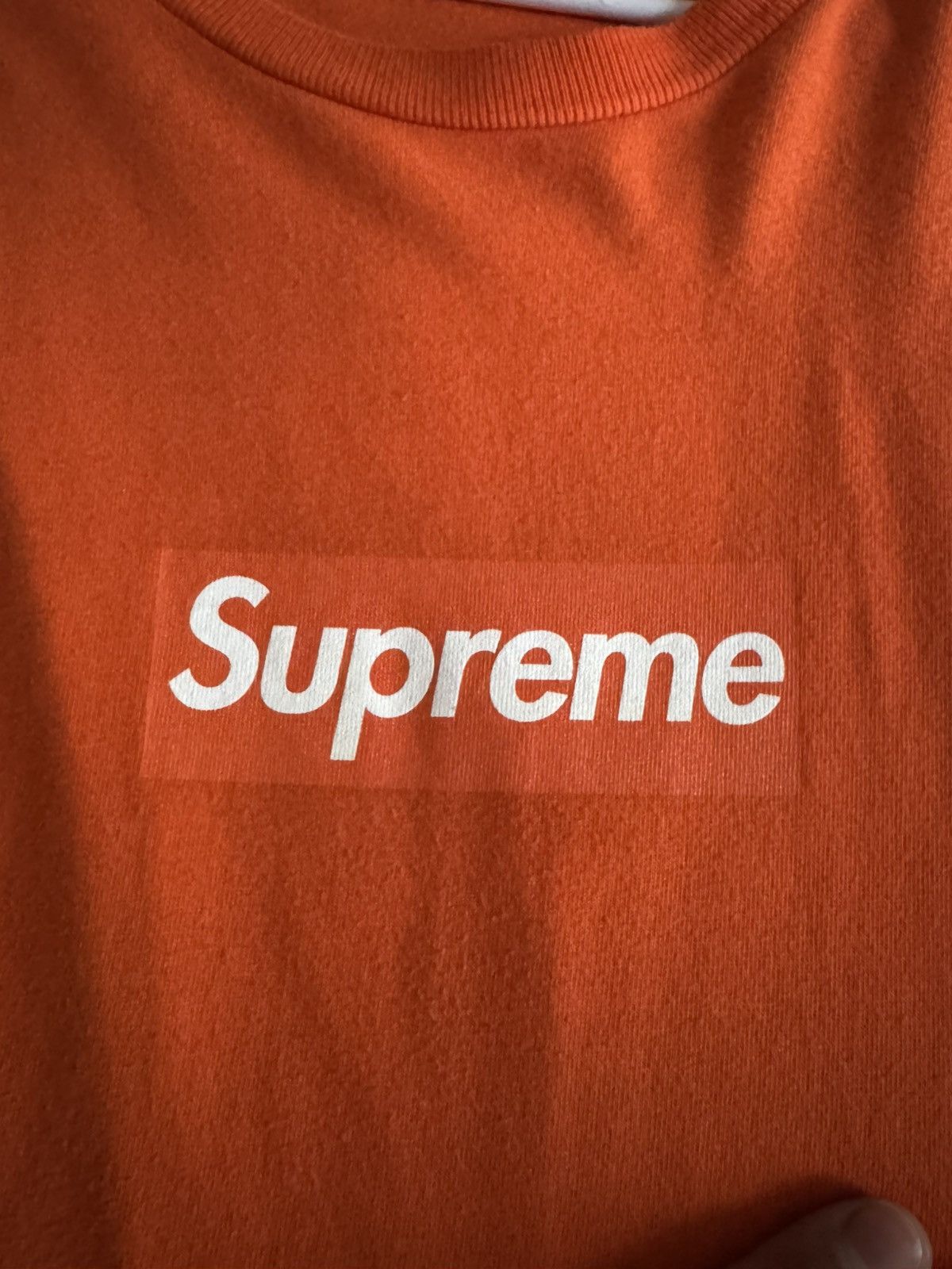 Supreme Supreme Orange L/S box logo Size US L / EU 52-54 / 3 - 2 Thumbnail
