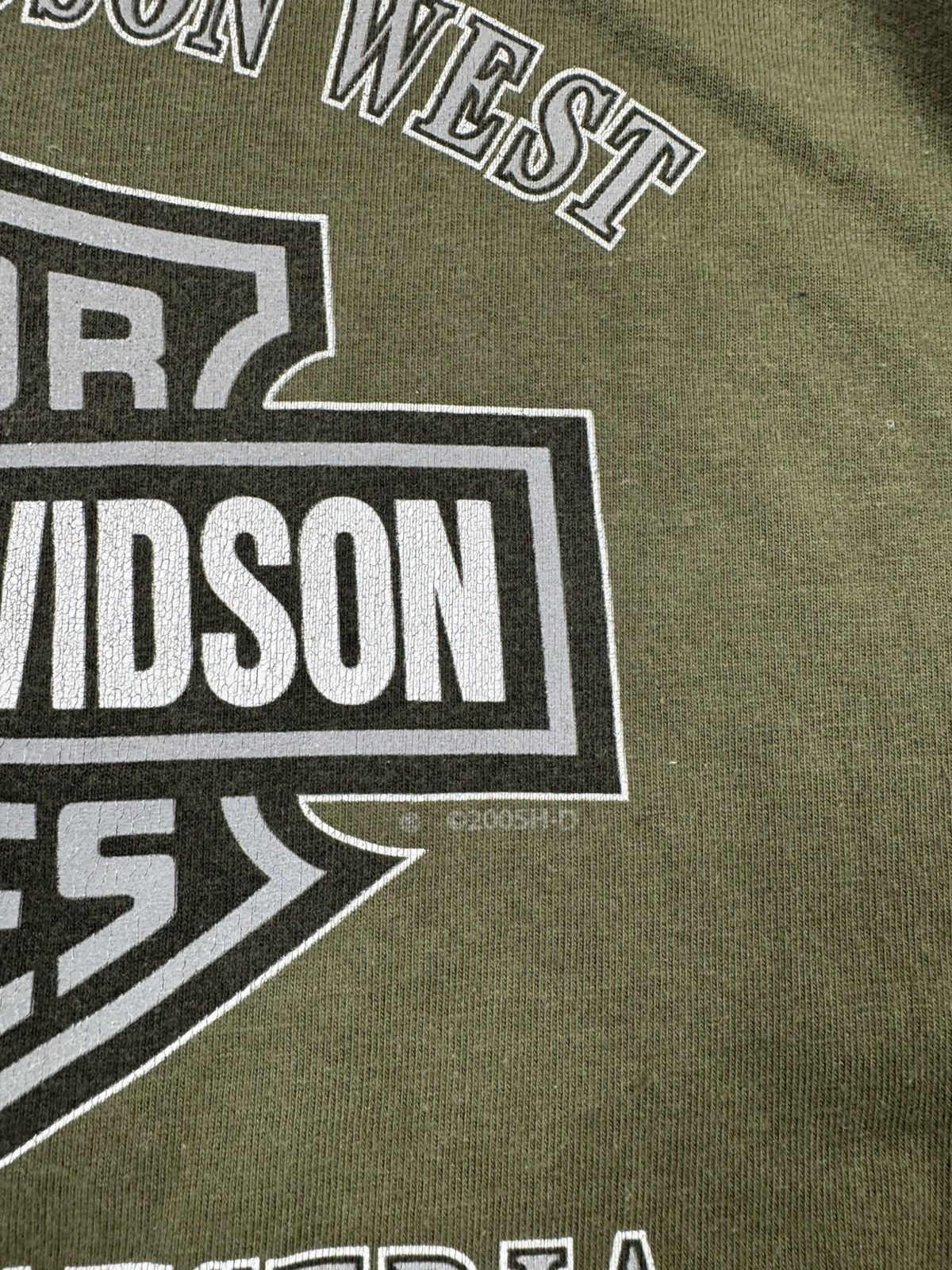 Harley Davidson Vintage 00s Harley Davidson Tribal Logo Australia XL sz Size US XL / EU 56 / 4 - 9 Thumbnail