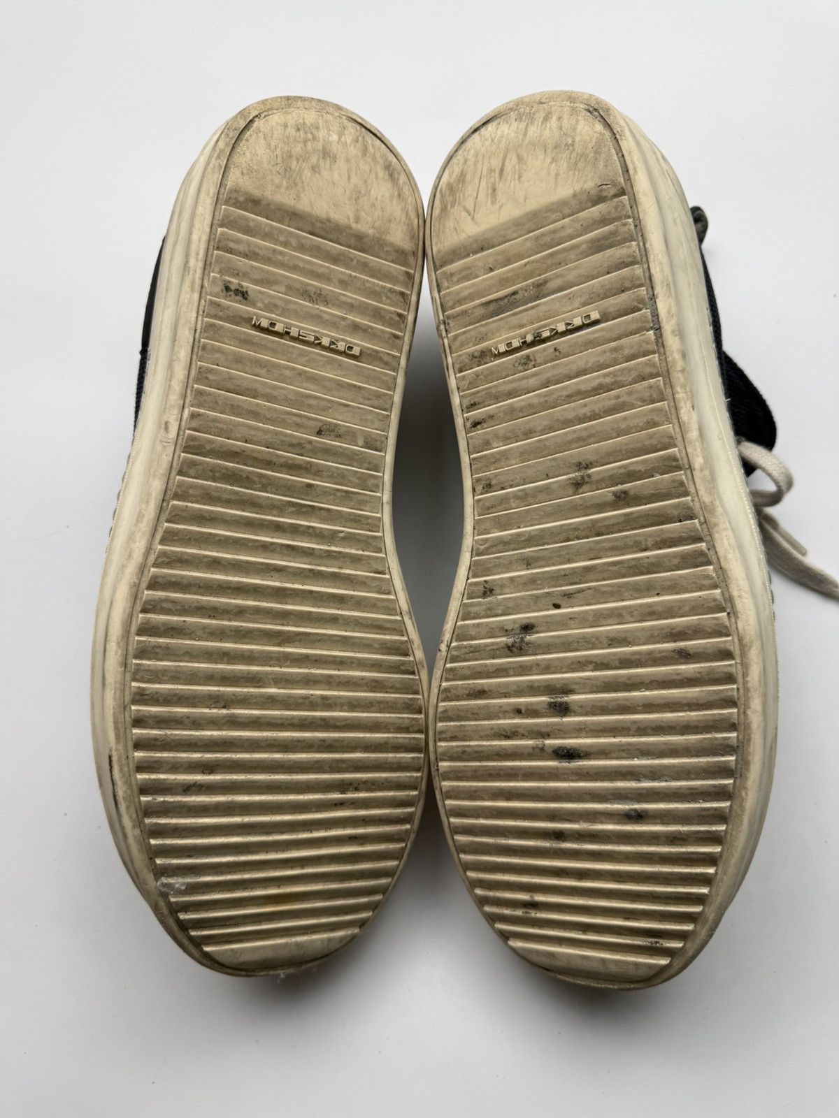 Rick Owens Drkshdw Rick Owens Drkshdw Logo Navy Ramones Low Size US 10 / EU 43 - 10 Thumbnail