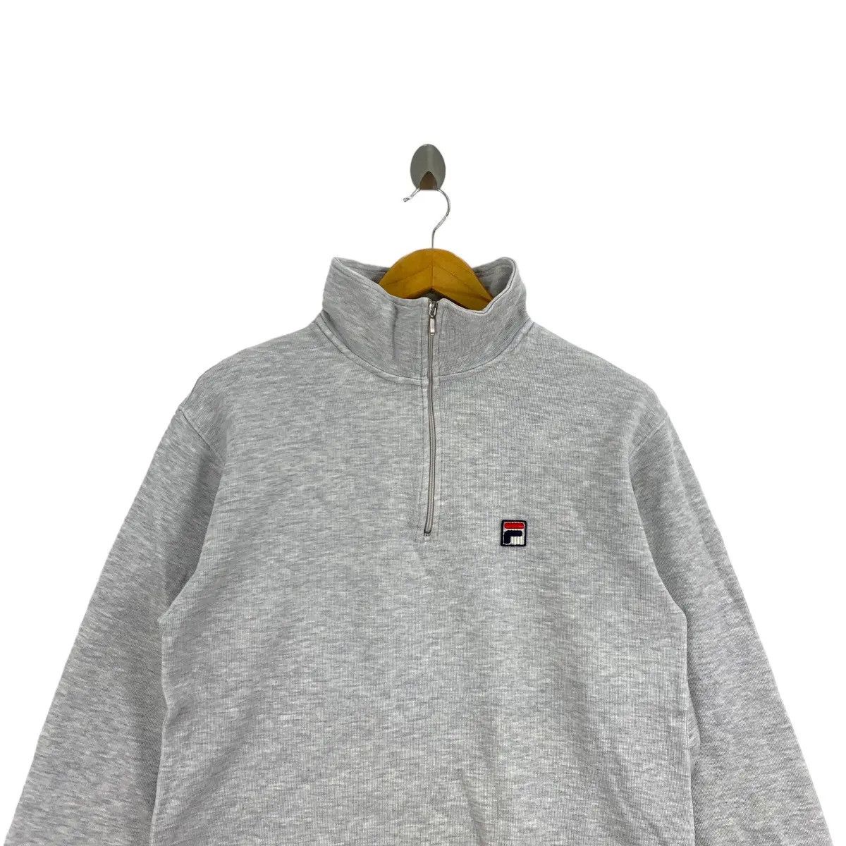 Fila Vintage FILA Small Embroidered Logo Half Zipper Sweater Size US M / EU 48-50 / 2 - 6 Thumbnail