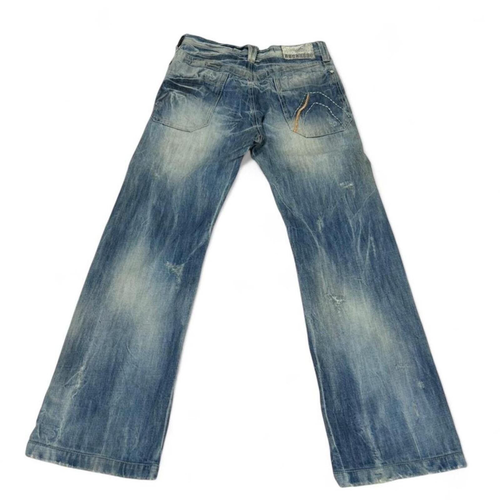 True Religion BUCKAROO VINTAGE STRAIGHT LEG DENIM JEANS Size US 34 / EU 50 - 1 Thumbnail