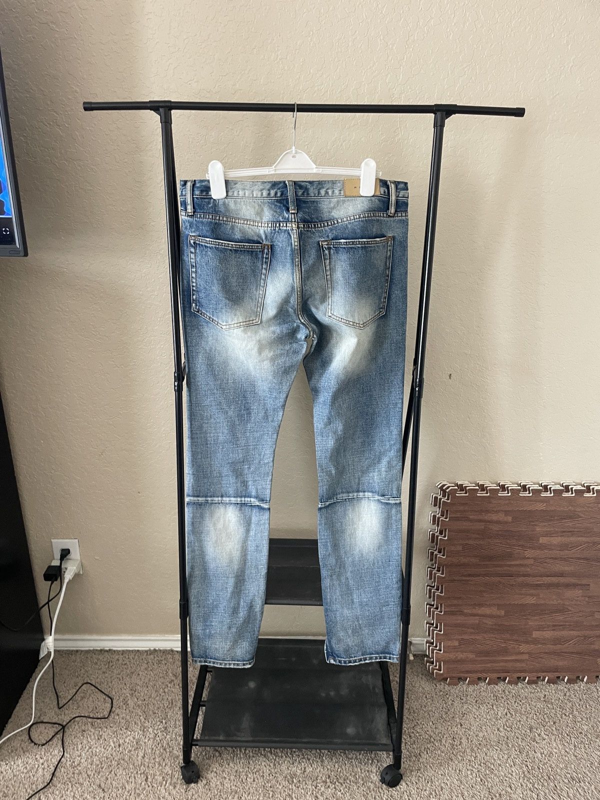 MNML Button Fly Zippered ankle denim jeans Size US 38 / EU 54 - 6 Thumbnail