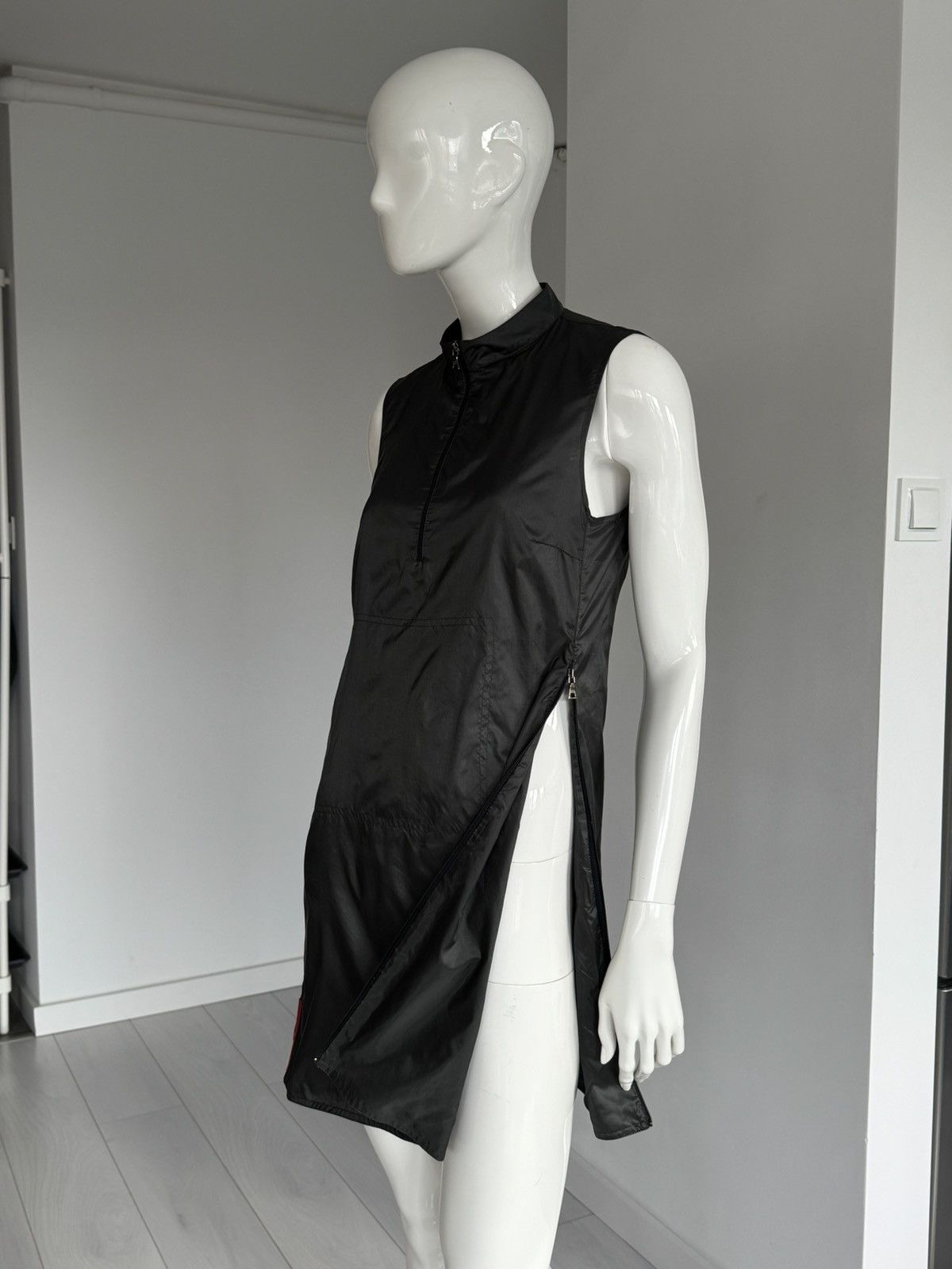Prada Vintage Prada Sport olive mini dress archive 1999 rare Size M / US 6-8 / IT 42-44 - 2 Thumbnail