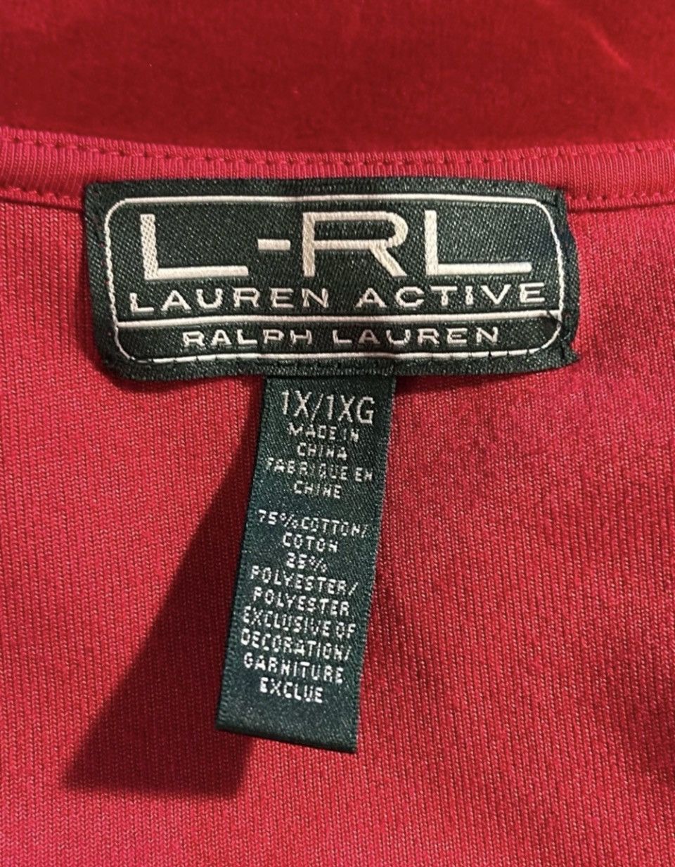 Ralph Lauren Ralph Lauren Active Red Velour Gold Crest Track Jacket Size XXL / US 16-18 / IT 52-54 - 5 Thumbnail
