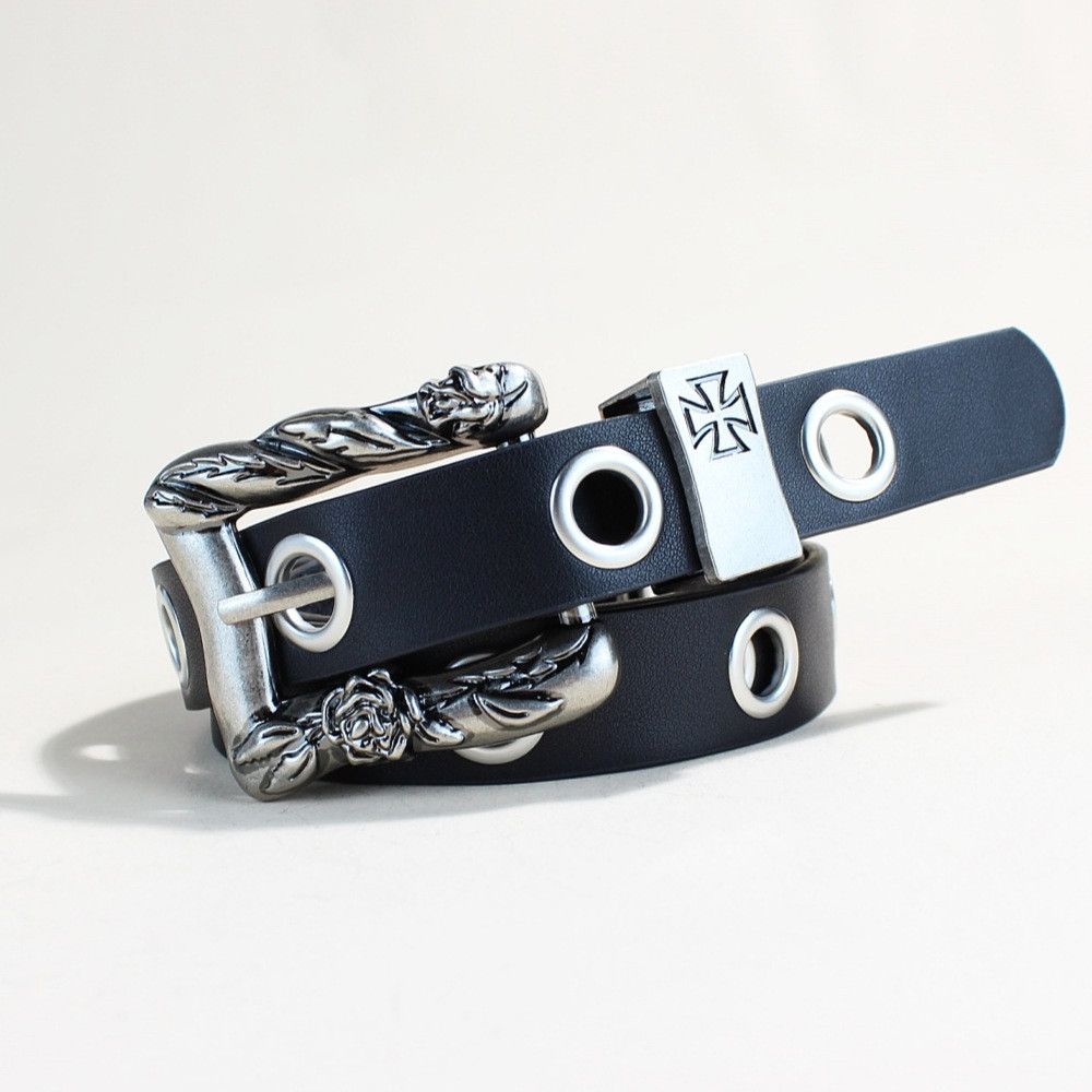 Japanese Brand × Vintage Mini eyelet punk belt Size ONE SIZE - 2 Thumbnail