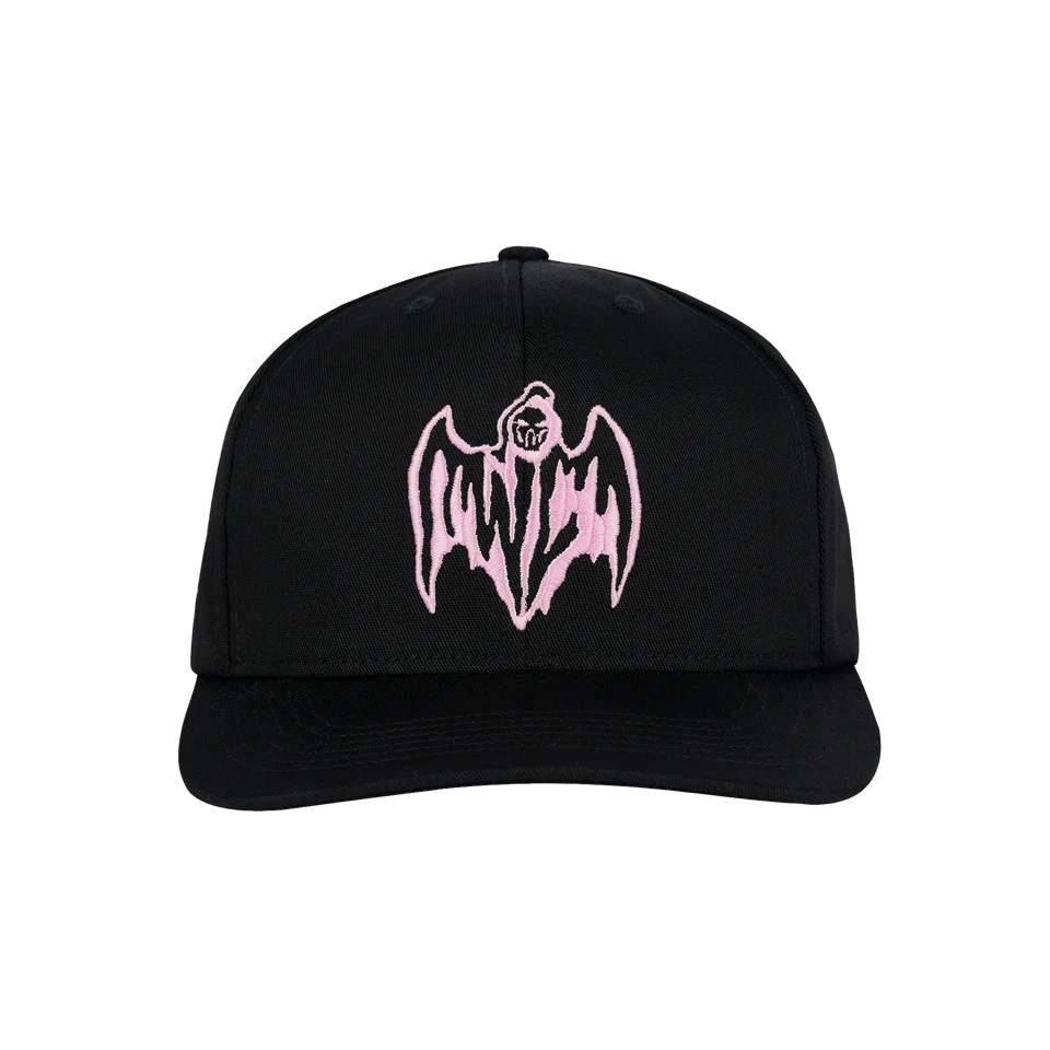Bat Reaper Hat - Pink/Black