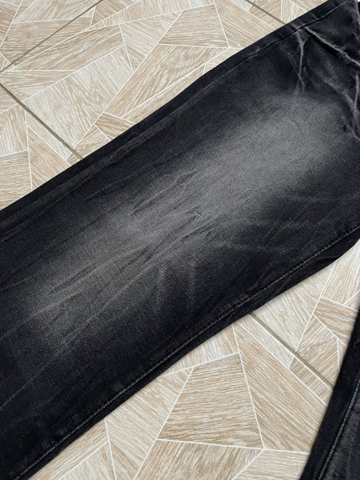 Designer × Vintage Avant Garde Y2K Distressed Vintage Washed 90s Custom Jeans Size US 34 / EU 50 - 6 Thumbnail