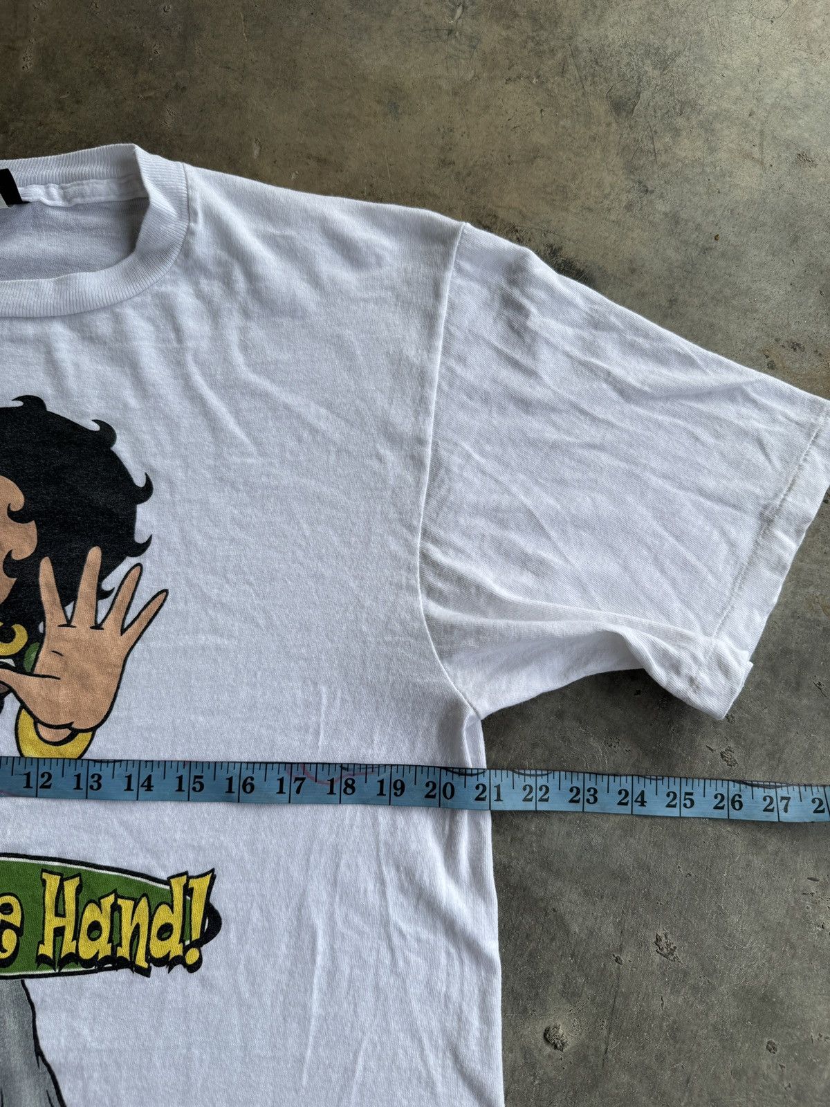 Anime × Vintage *RARE* 1998 VINTAGE 90s BETTY BOOP TALK TO THE HAND USA Size US L / EU 52-54 / 3 - 7 Thumbnail