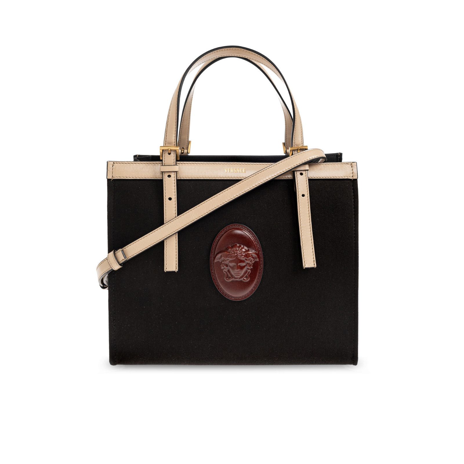 Versace VERSACE Black Riviere Tote Bag New Size ONE SIZE - 1 Thumbnail