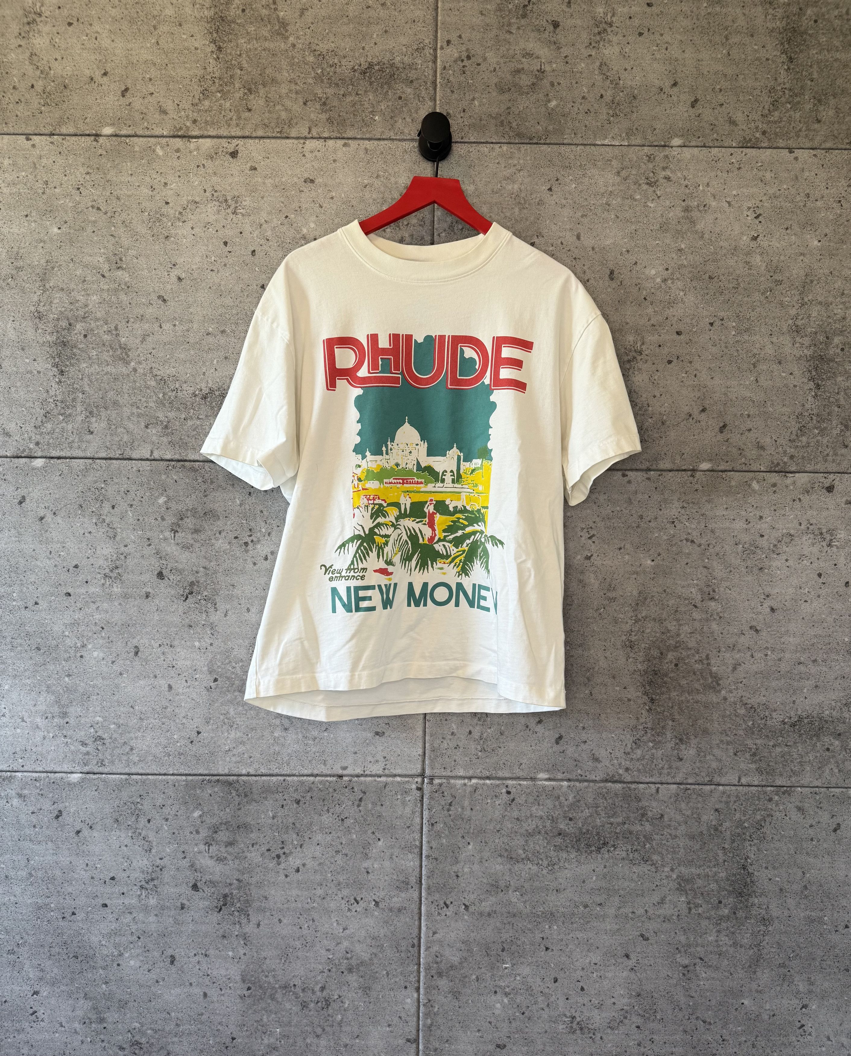 Rhude Rhude new money t shirt Size US S / EU 44-46 / 1 - 1 Thumbnail