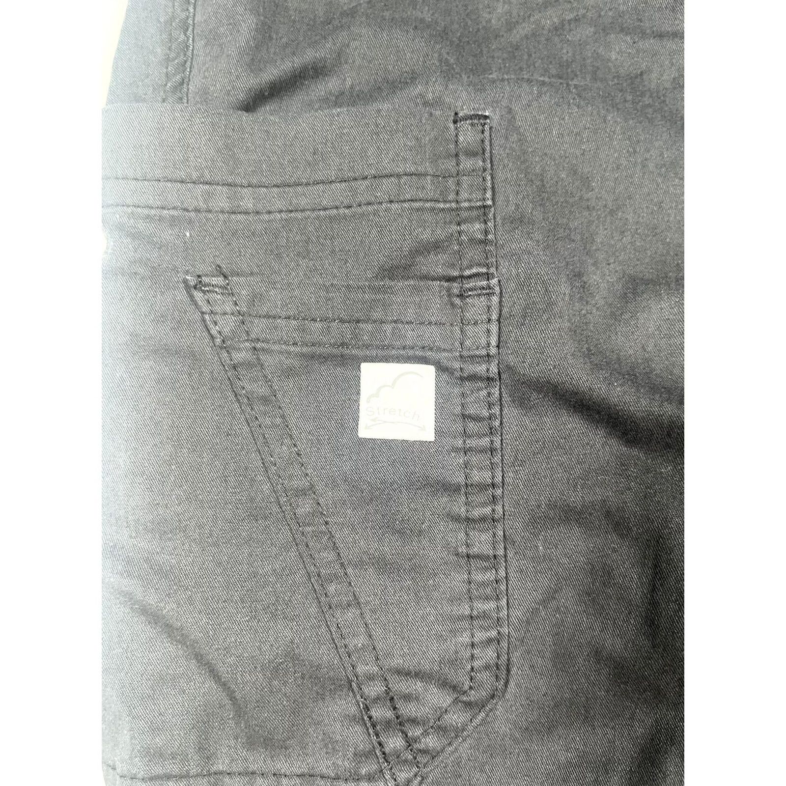 Vintage Butter-Soft Stretch Scrub Cargo Pants XLT Black Elastic Waist Womens 15850SR XL Black UA Scrubs Size US 36 / EU 52 - 4 Thumbnail