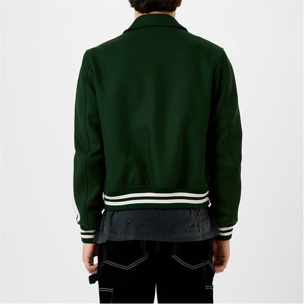 Amiri AMIRI Bones Wool Varsity Jacket Size US XL / EU 56 / 4 - 4 Thumbnail