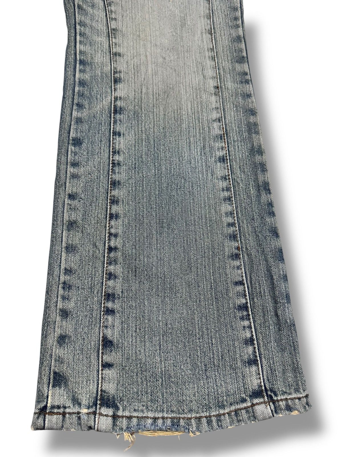 Japanese Brand Flare Japan Jeans Wideleg Loose Style With Faded Wash Size US 32 / EU 48 - 11 Thumbnail