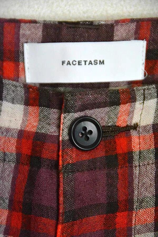 Facetasm facetasm Plaid Wool Cropped Pants K11 Size US 35 - 3 Thumbnail