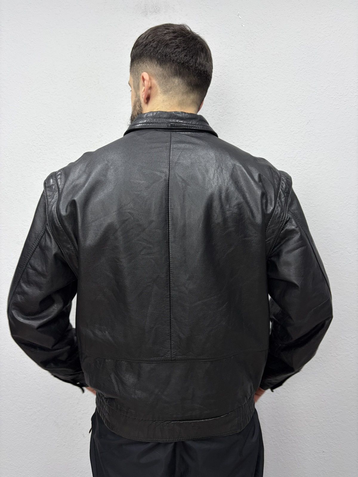 Harley Davidson VTG Rick Owens Hysteric Glamour Style Leather Fur Jacket 90s Size US L / EU 52-54 / 3 - 3 Thumbnail