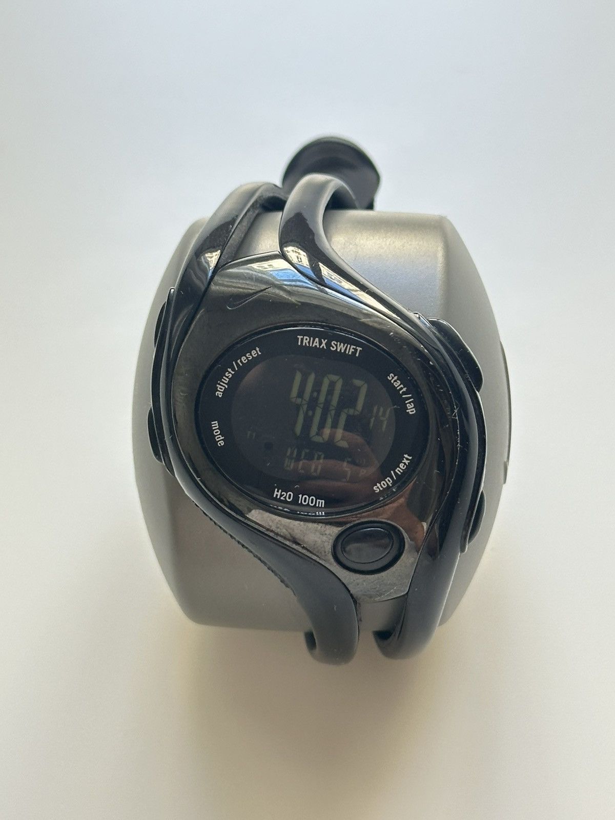 Nike Nike Triax Swift Vintage Watch Unisex Black 100M Oval WR0090 Size ONE SIZE - 2 Thumbnail