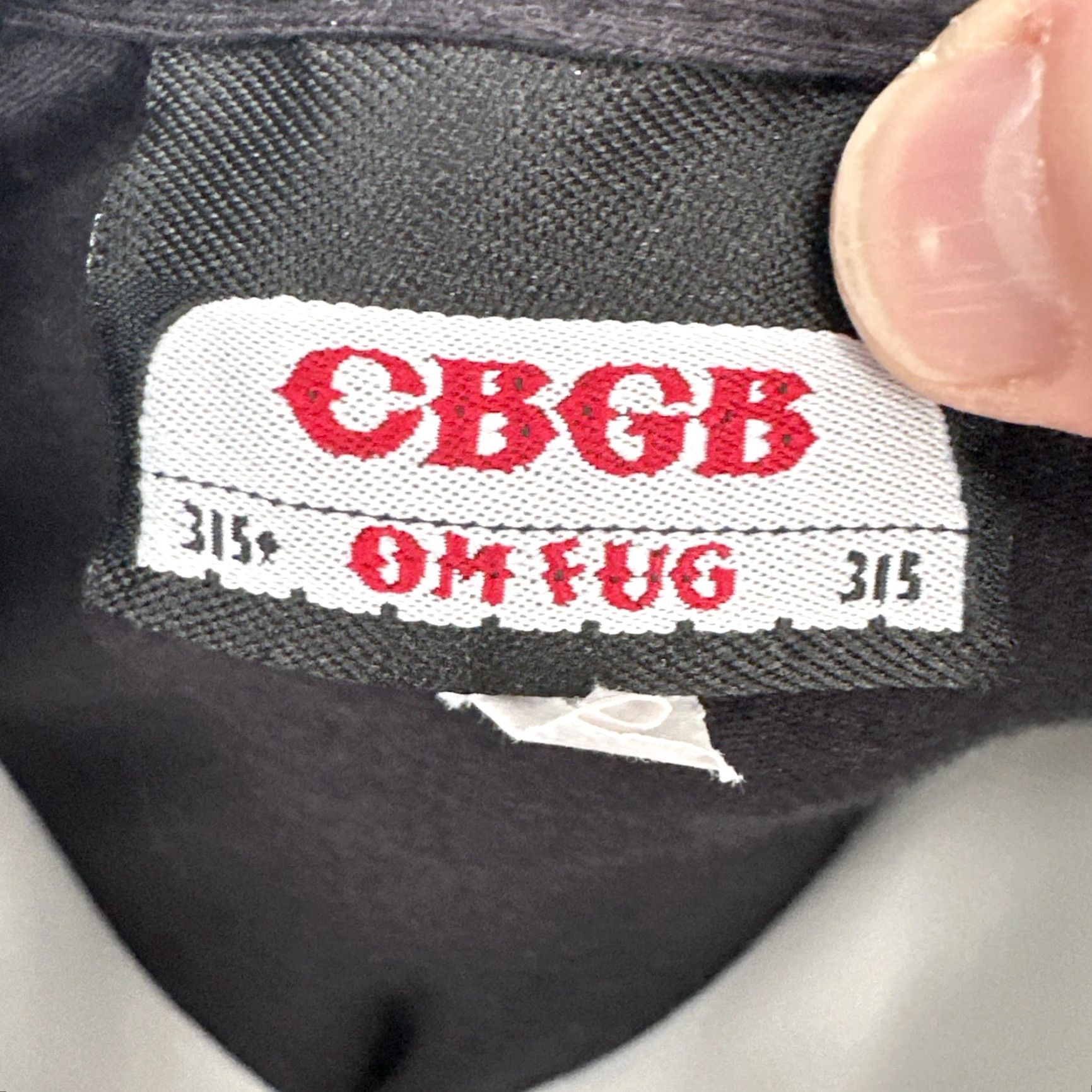 Vintage VINTAGE CBGB Shirt Mens M Black NYC Punk Skull Wings Graphic OMFUG Music Band Shirt Mens Small/Medium Size US M / EU 48-50 / 2 - 3 Thumbnail