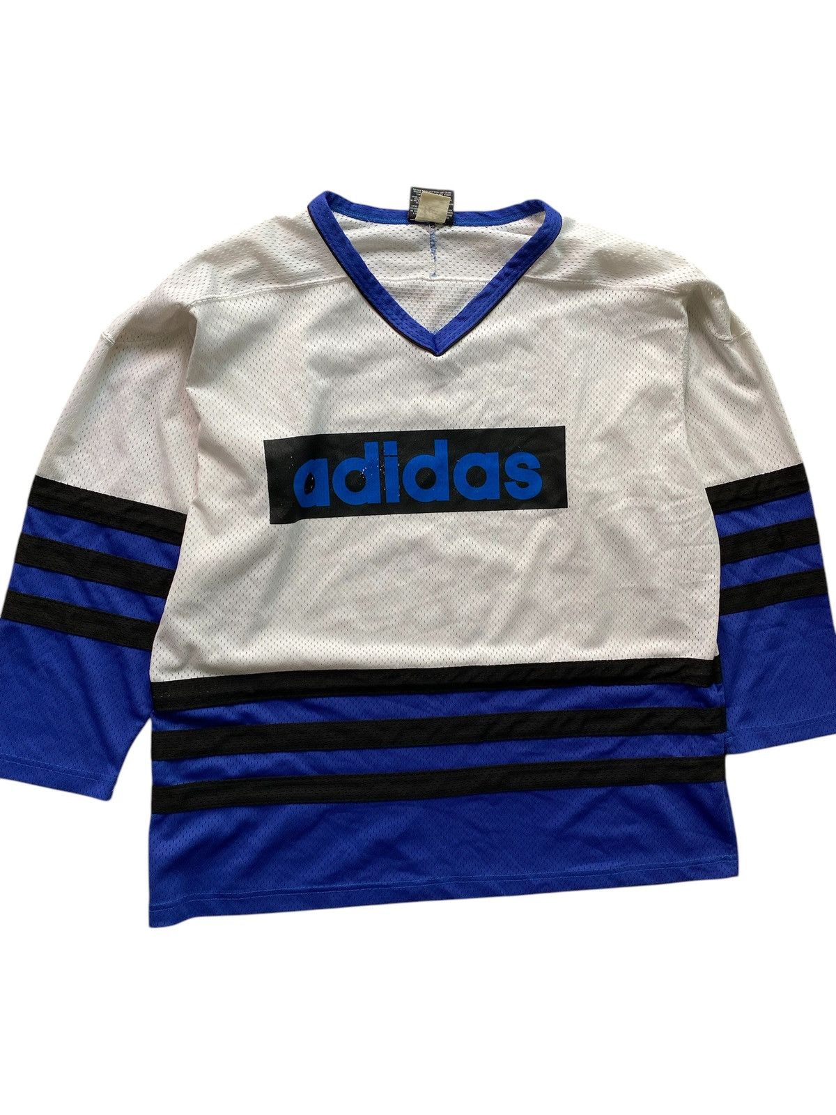 Adidas × Vintage VTG ADIDAS EQUIPMENT HOCKEY JERSEY YEEZY KOBE PHARELL BOOST Size US L / EU 52-54 / 3 - 2 Thumbnail