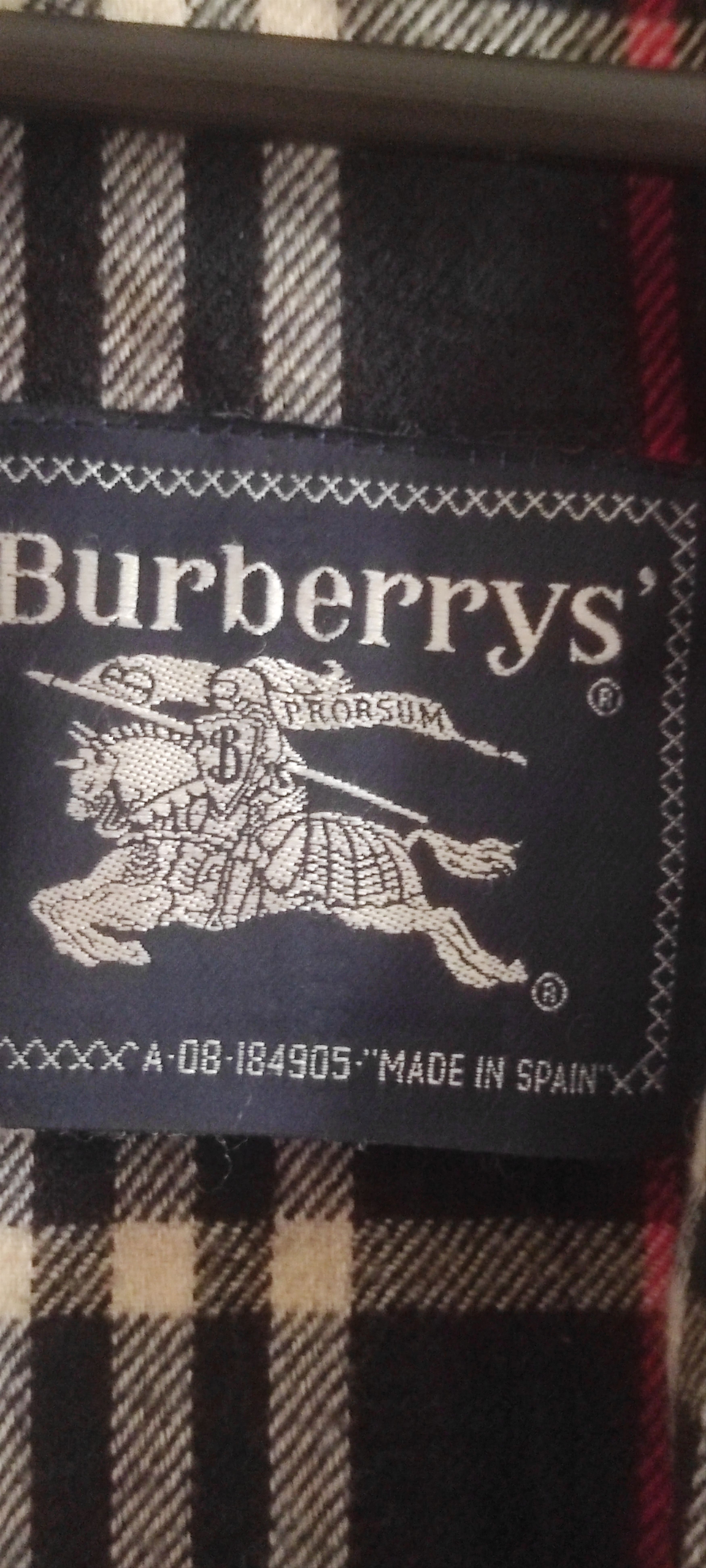 Burberry BURBERRY Bomber Jacket Winter Nova Check Mens Wool Navy Blue Size US XL / EU 56 / 4 - 13 Thumbnail