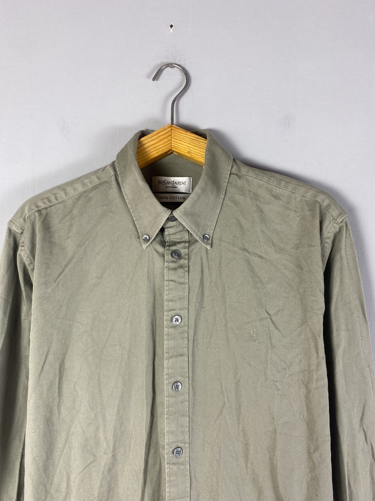 Yves Saint Laurent Vintage YSL Yves Saint Laurent shirt Size US L / EU 52-54 / 3 - 2 Thumbnail