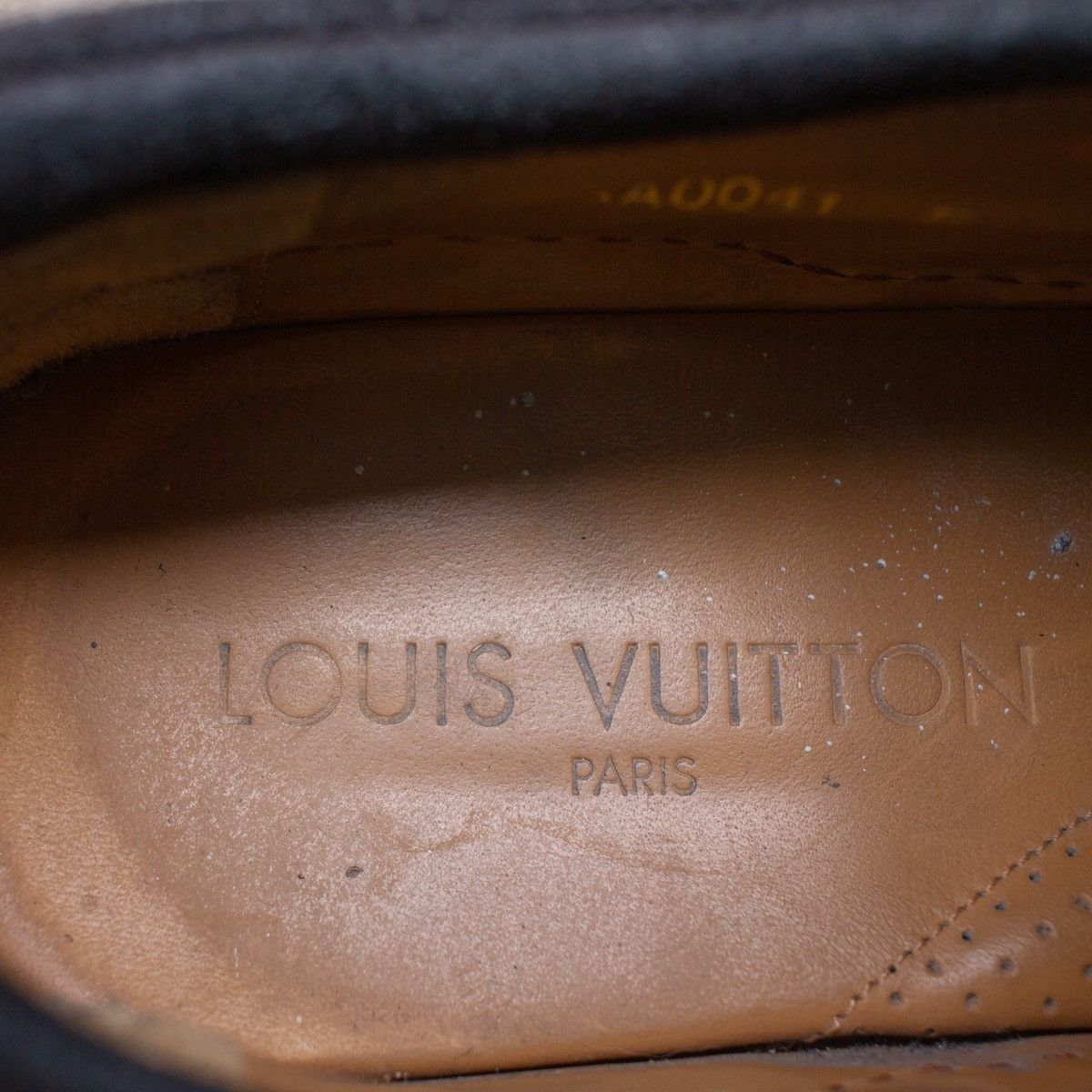 Louis Vuitton Louis Vuitton Leather & Suede Leather Shoes 9 Men's Black Size US 9 / EU 42 - 14 Thumbnail