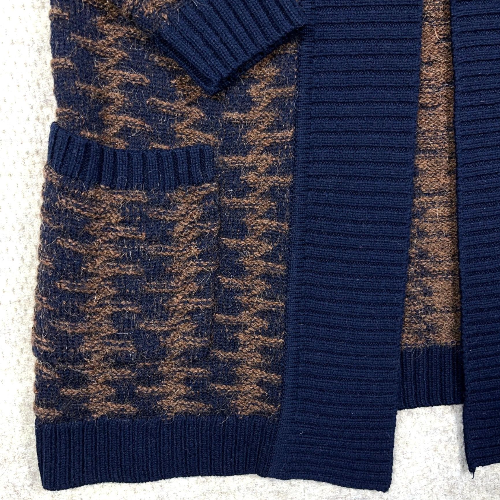 Pendleton Pendleton Cardigan Sweater Women L Open Front Wool Alpaca Shawl Neck V-Neck Pockets Geometric Bohemian vintage? no Size L / US 10 / IT 46 - 3 Thumbnail