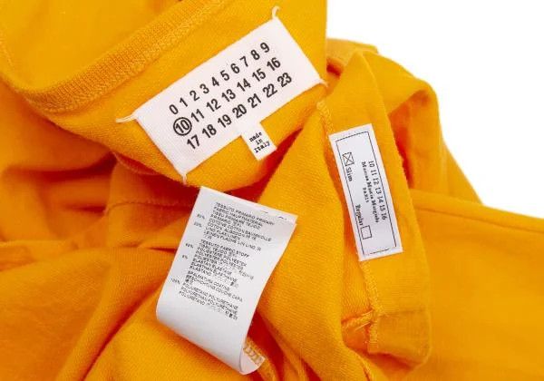Maison Margiela Multi-Material Patch Pocket T-Shirt in Yellow Size 44 Size US S / EU 44-46 / 1 - 12 Thumbnail