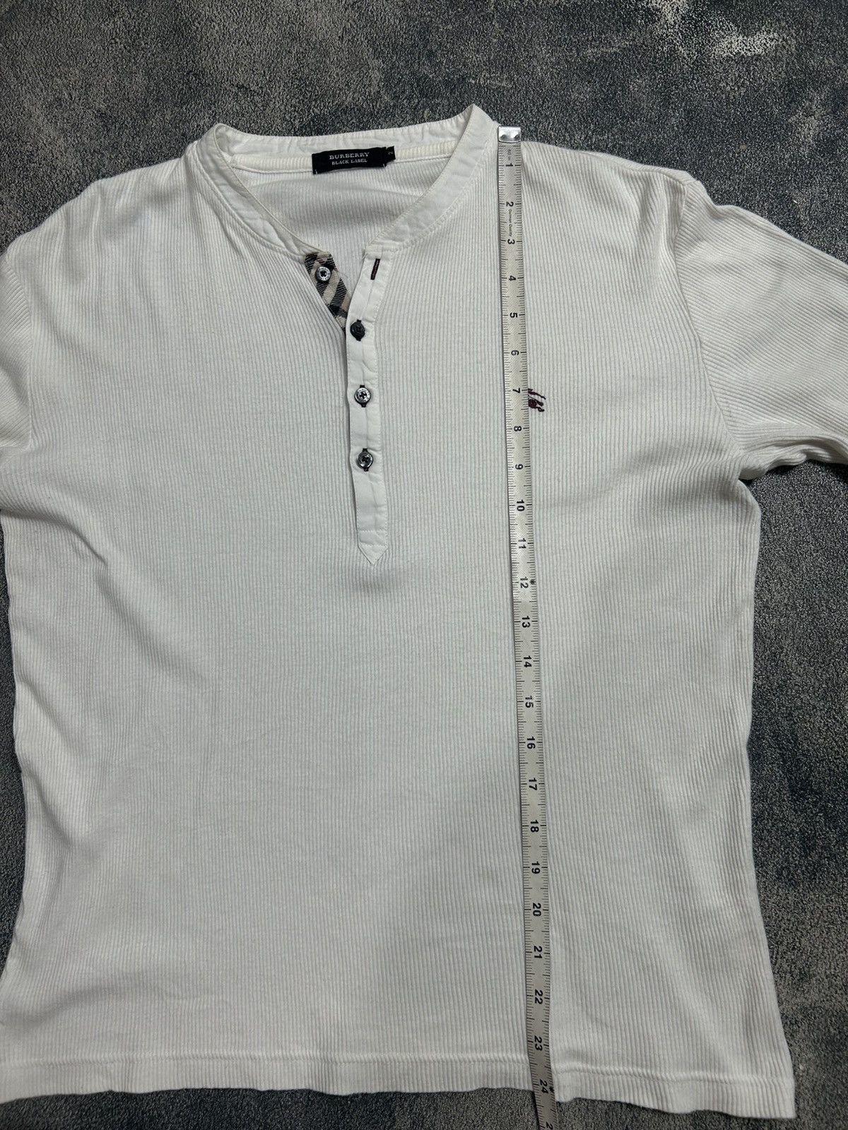 Burberry Y2K Vintage Burberry longsleeve Tee White Size US M / EU 48-50 / 2 - 9 Thumbnail