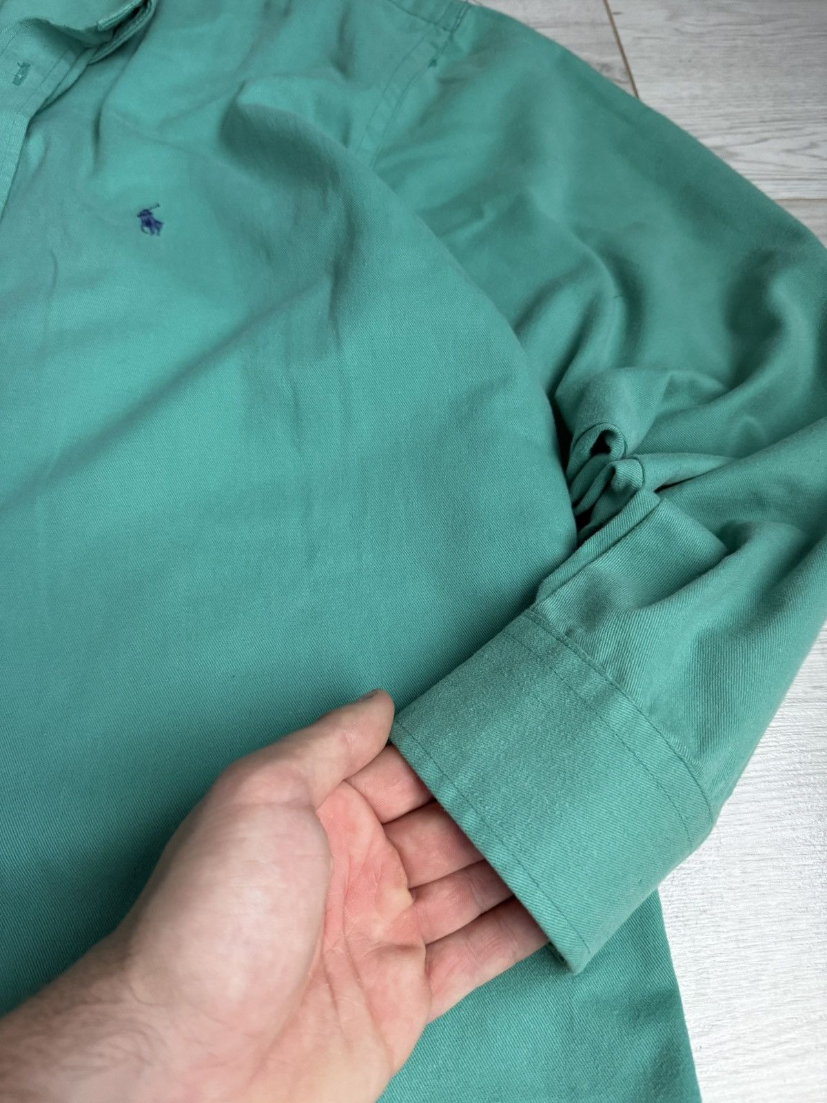 Polo Ralph Lauren Vintage Polo Ralph Lauren rare shirt Size US L / EU 52-54 / 3 - 3 Thumbnail
