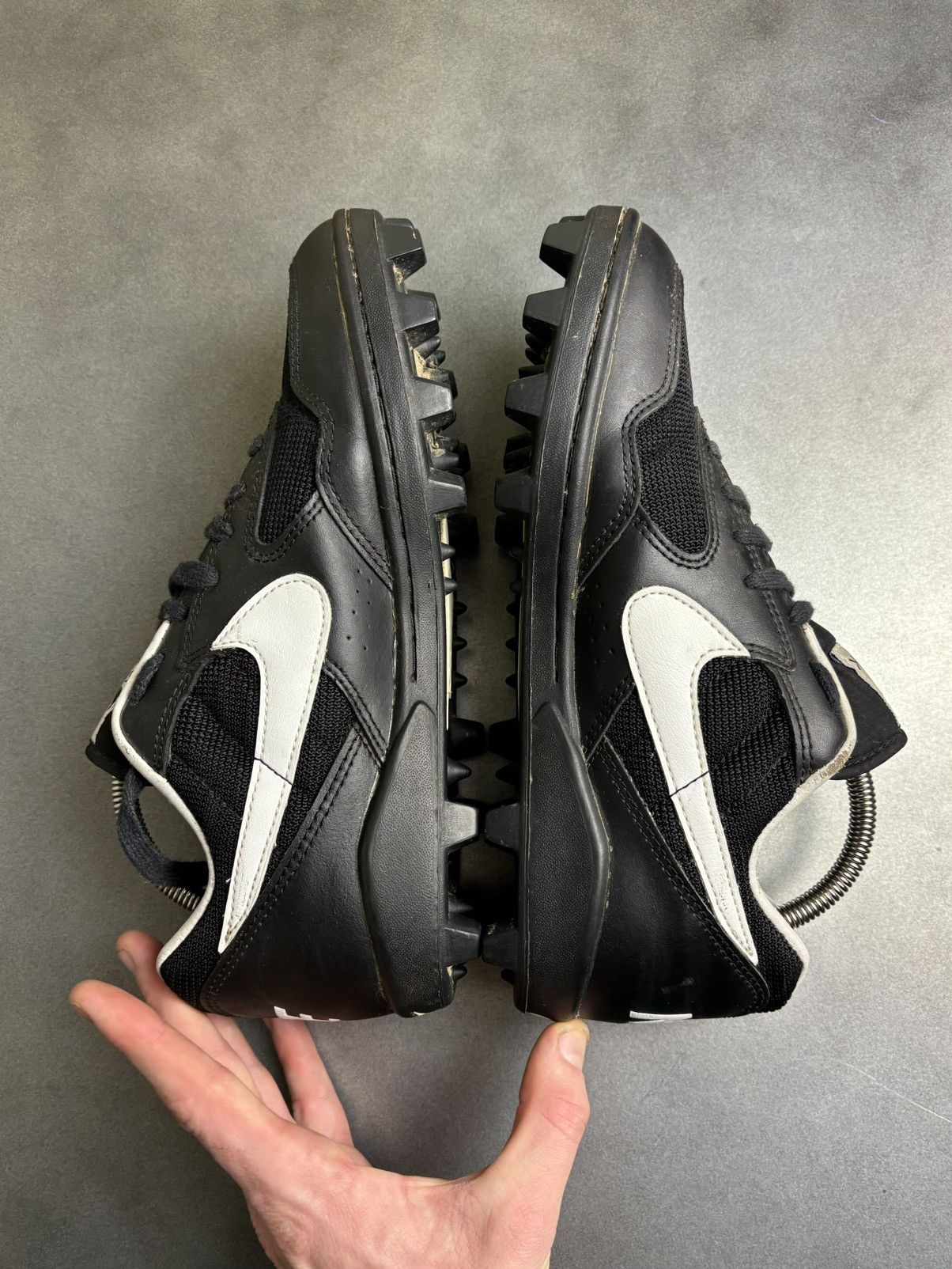 Nike × Vintage 1995 Nike Shark Cleats 90s Vintage Sport Sneaker Baseball Size US 8 / EU 41 - 7 Thumbnail
