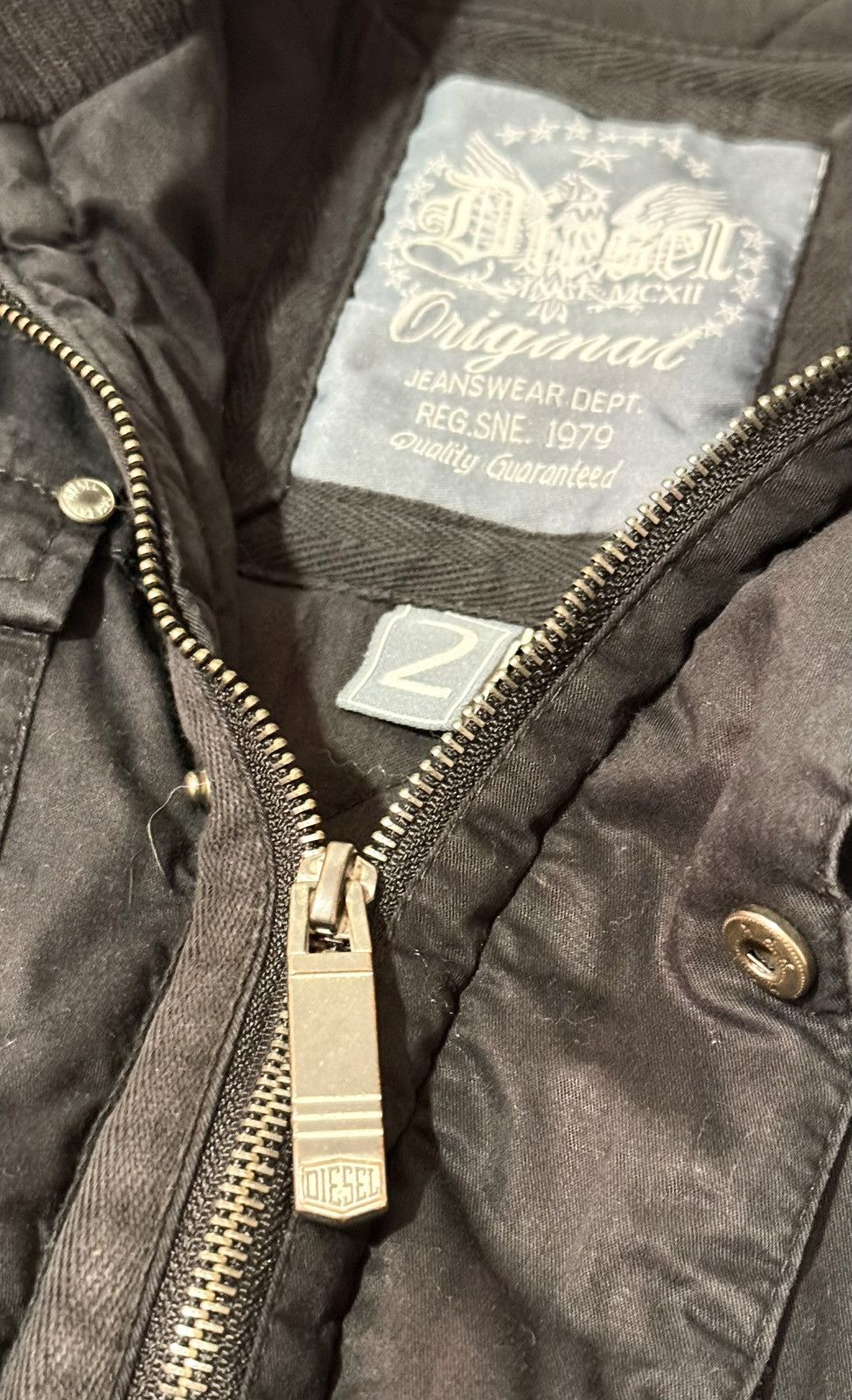 Diesel Diesel Archive 00s Military Utility Jacket Serial Number Size M / US 6-8 / IT 42-44 - 7 Thumbnail