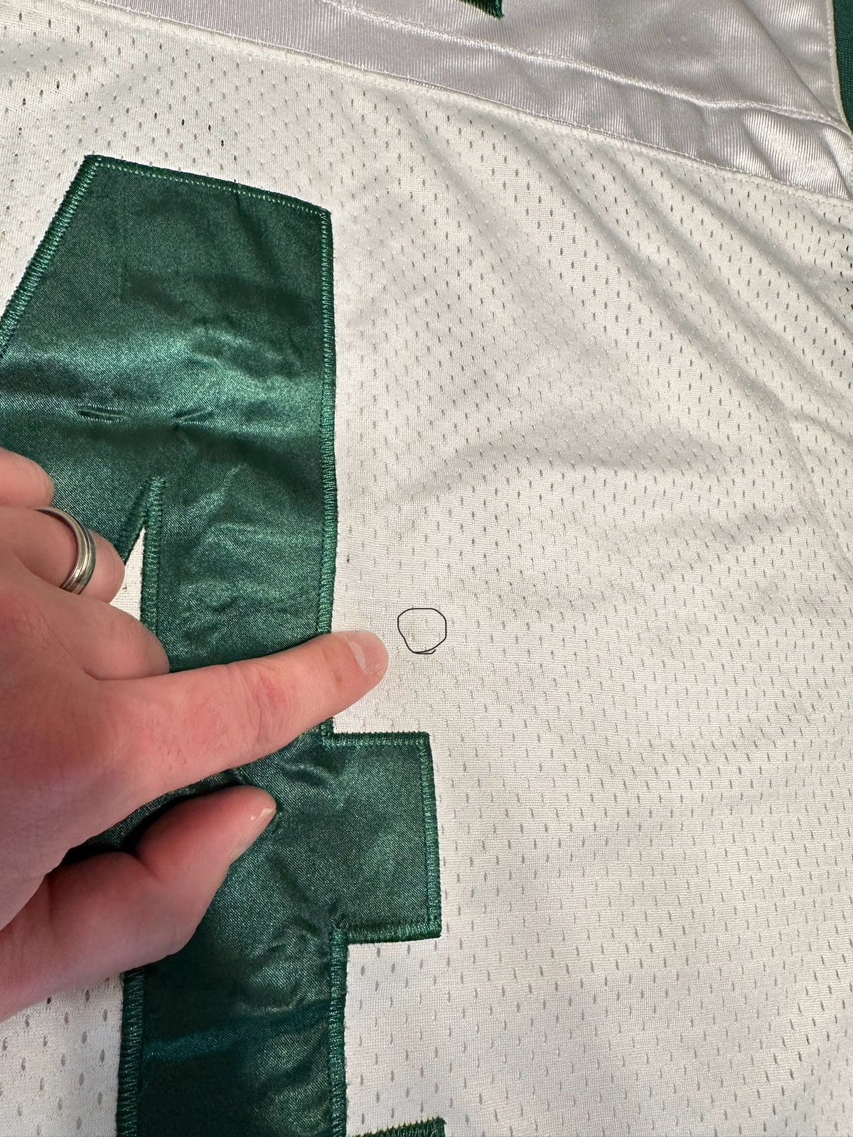 Reebok Brett Favre #4 New York Jets NFL Jersey Mens 54 Reebok Sewn Size US XL / EU 56 / 4 - 12 Thumbnail