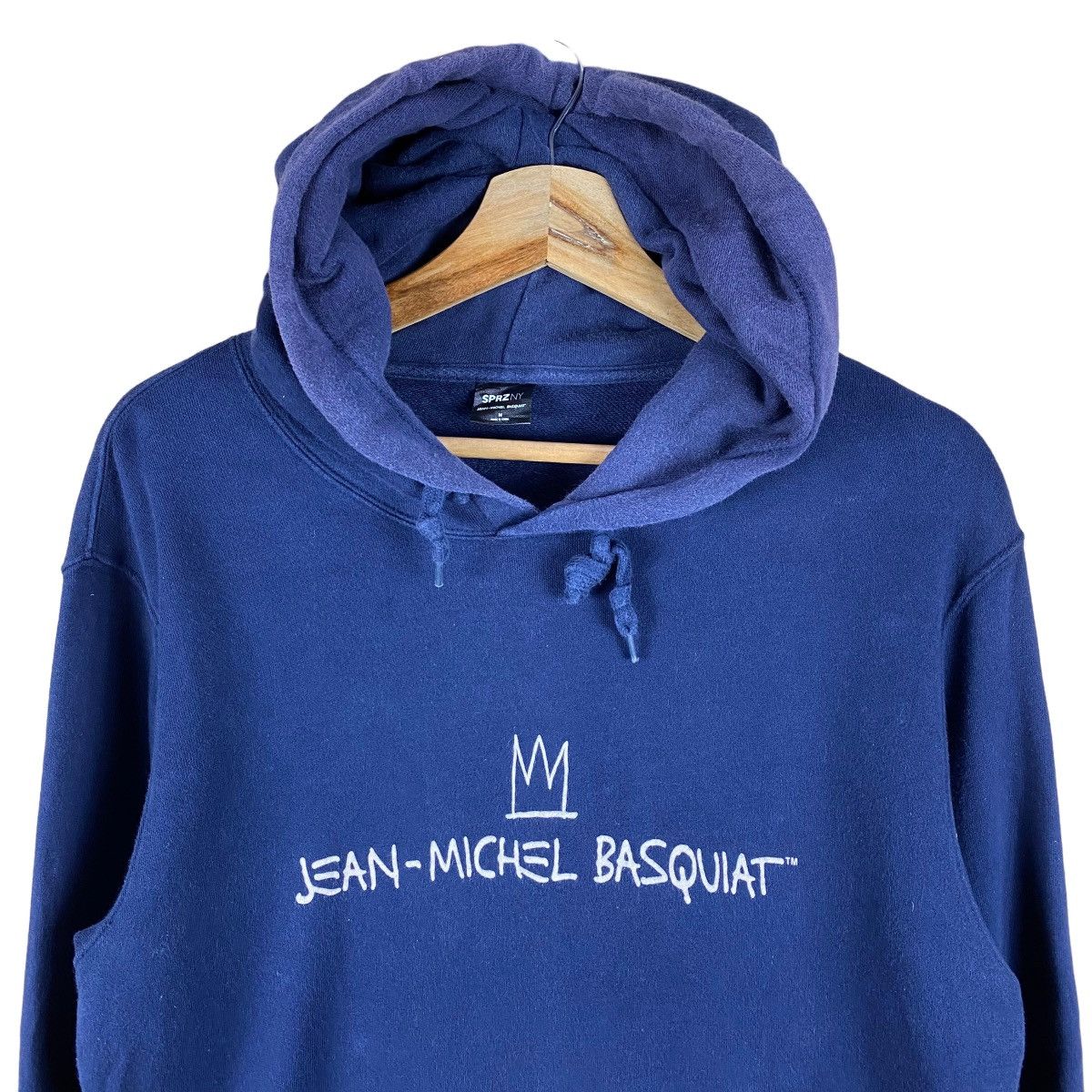 Jean-Michel Basquiat JMB NAVY COLOR HOODIE Size US M / EU 48-50 / 2 - 2 Thumbnail
