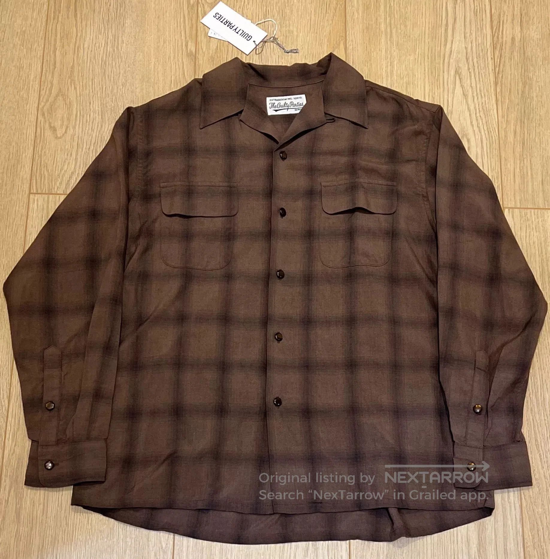Wacko Maria WACKO MARIA 21FW Check Open Collar Shirt. Size US M / EU 48-50 / 2 - 1 Thumbnail