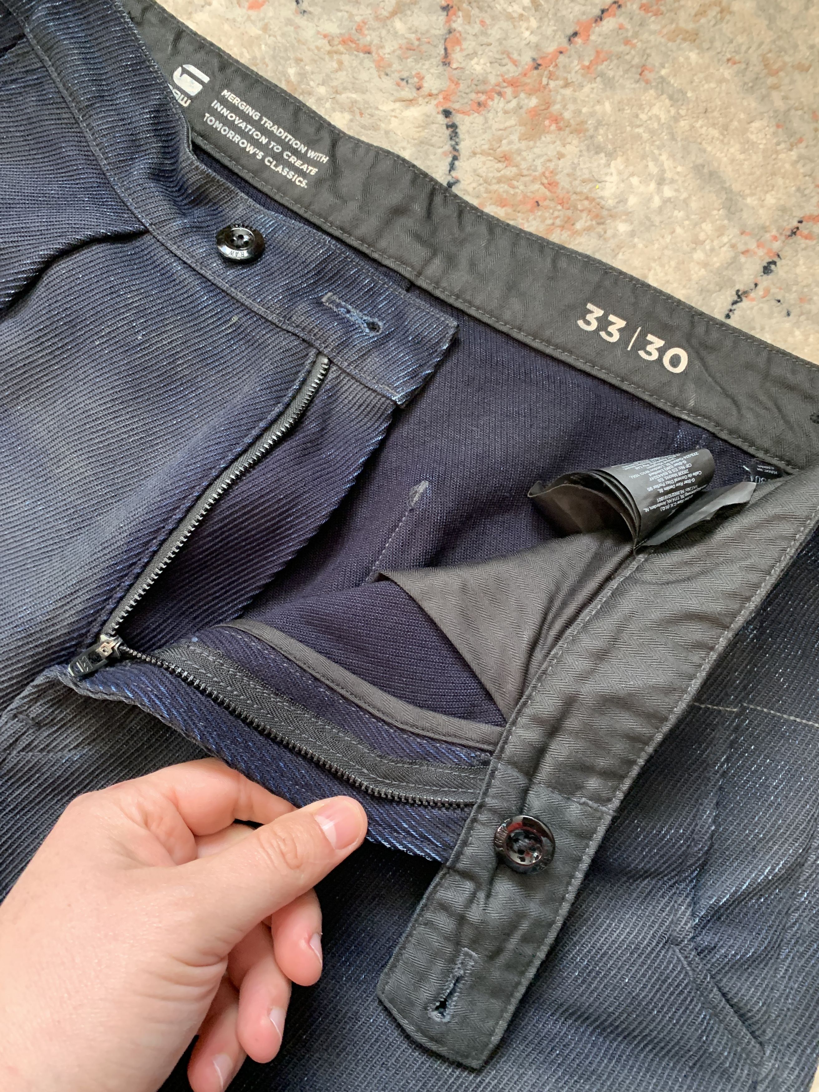G-Star G-Star Raw Worker Chino Relaxed Pants Size US 33 - 3 Thumbnail