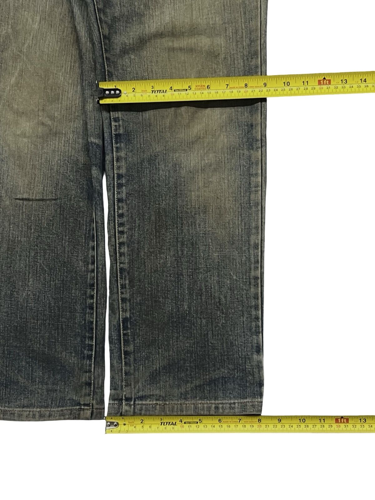 Japanese Brand Vintage Japanese Brand | Faded Mud Wash Distressed Jeans Size US 31 - 16 Thumbnail