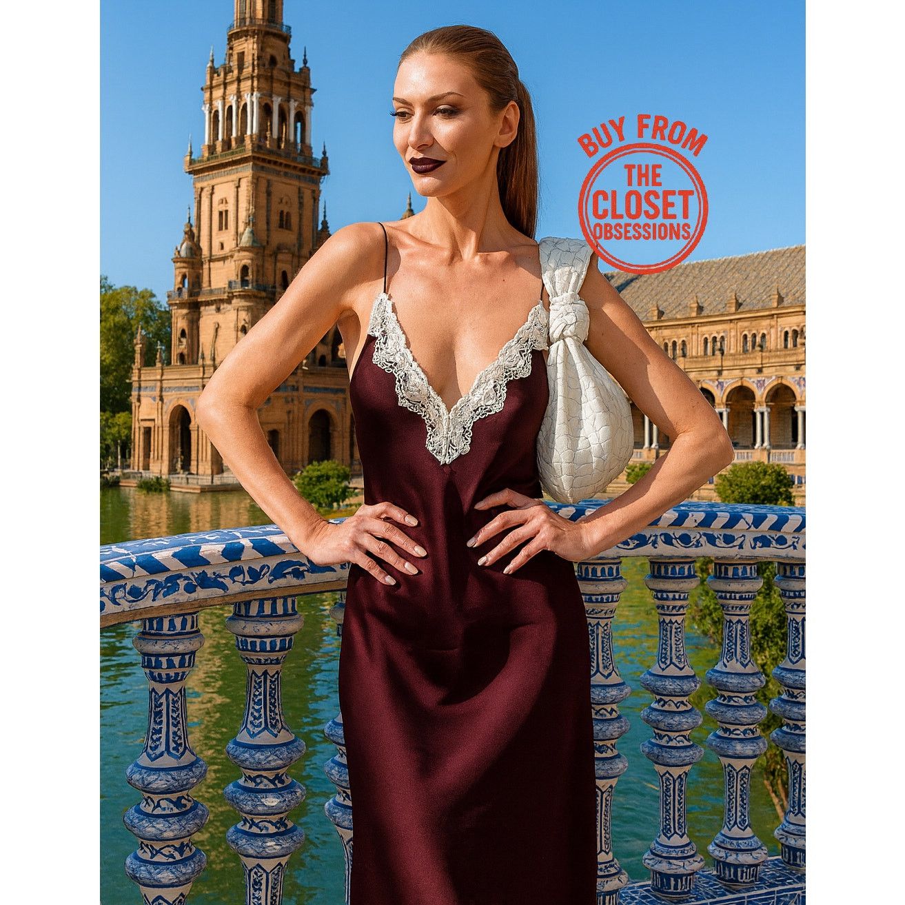 fitted lace wedding dress Shop Zara Clothing and Dresses at SilkRoll. Trade with us! main image 1