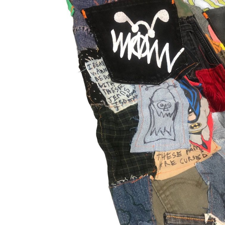 Asspizza Ass Pizza Patchwork Jeans Size US 30 / EU 46 - 7 Thumbnail