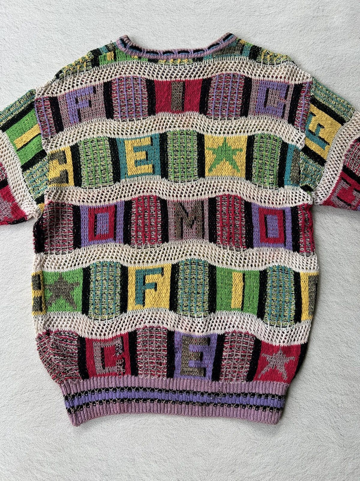 Yoshiyuki Konishi Vintage Ficce By Yoshiyuki Konishi Ficce Uomo Logo Knit Size US M / EU 48-50 / 2 - 5 Thumbnail
