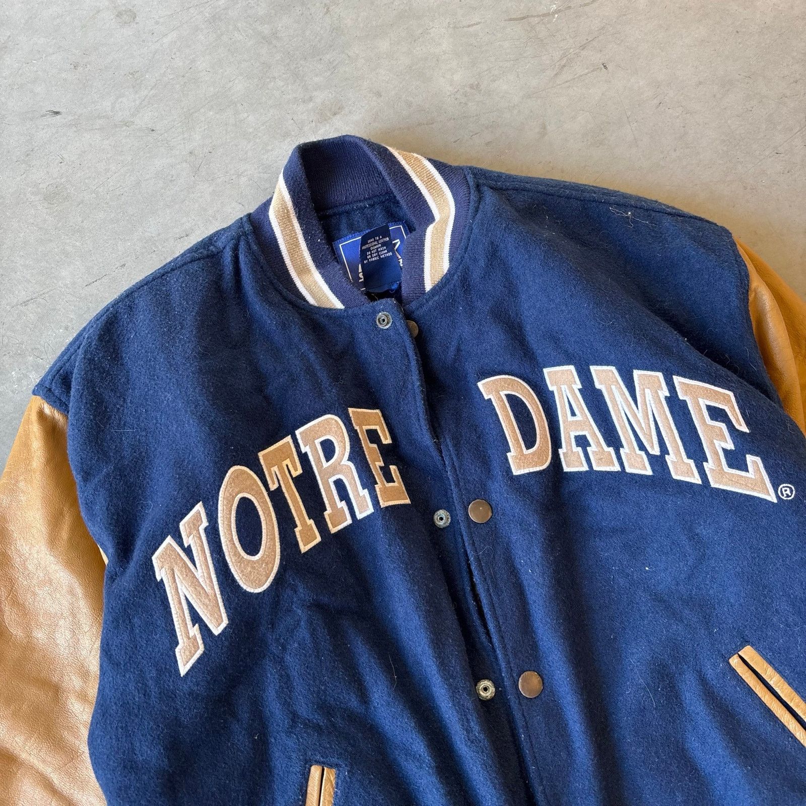 Starter vintage starter notre dame varsity bomber jacket Size US L / EU 52-54 / 3 - 2 Thumbnail