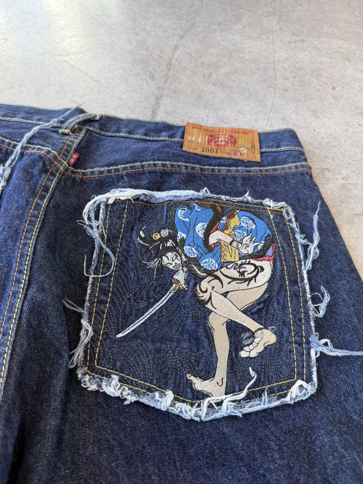 Red Monkey Red Monkey Lot1001 Men’s Jeans Size US 40 / EU 56 - 3 Thumbnail