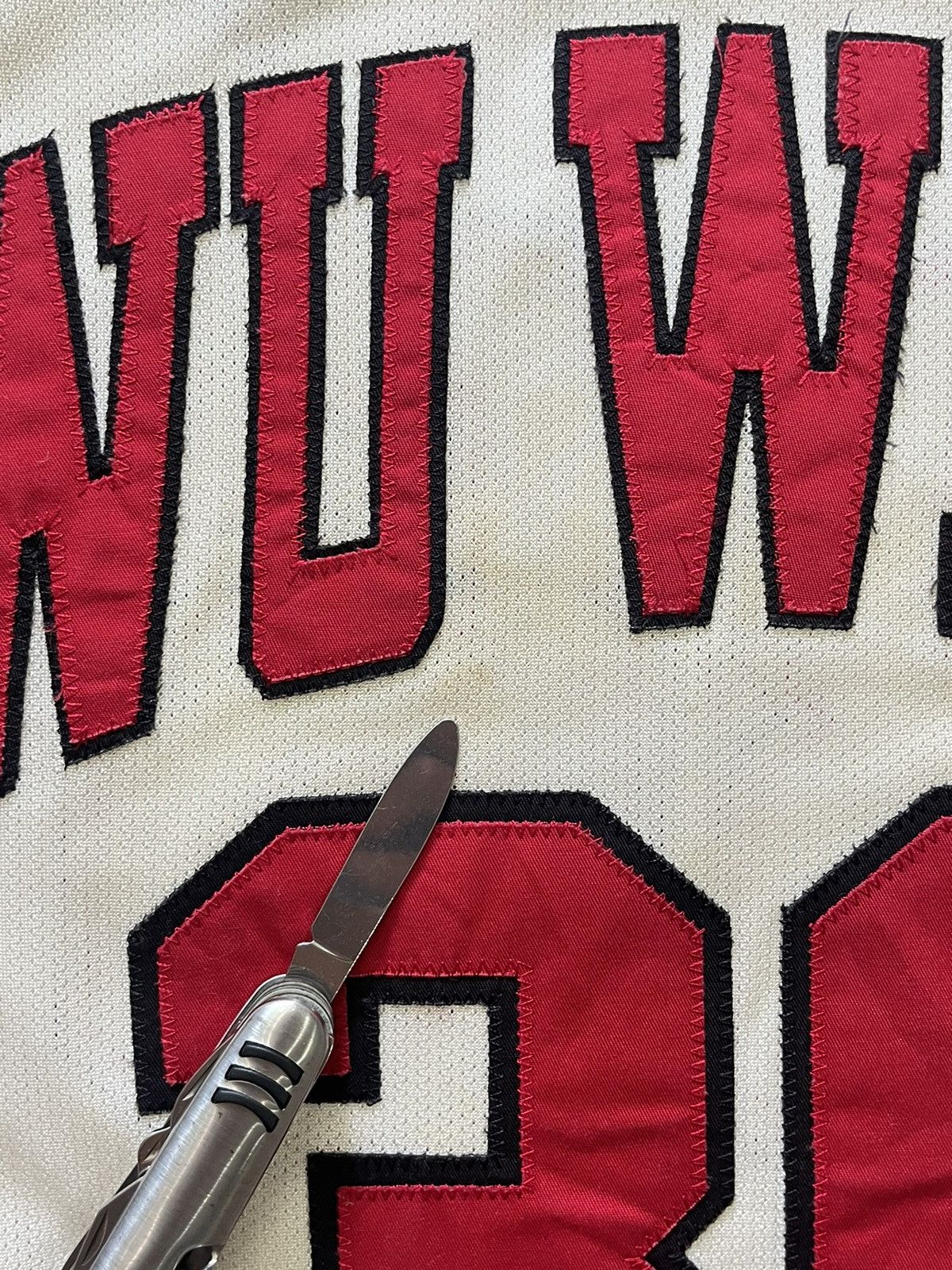 Wu-Tang Clan vintage 90's wutang "wu wear 36" mesh basketball jersey Size US XL / EU 56 / 4 - 9 Thumbnail