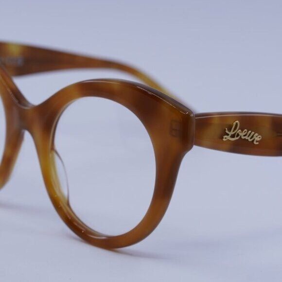 Loewe Loewe LW50074I 053 Eyeglasses Blonde Havana 50mm Cat Eye Size ONE SIZE - 7 Thumbnail